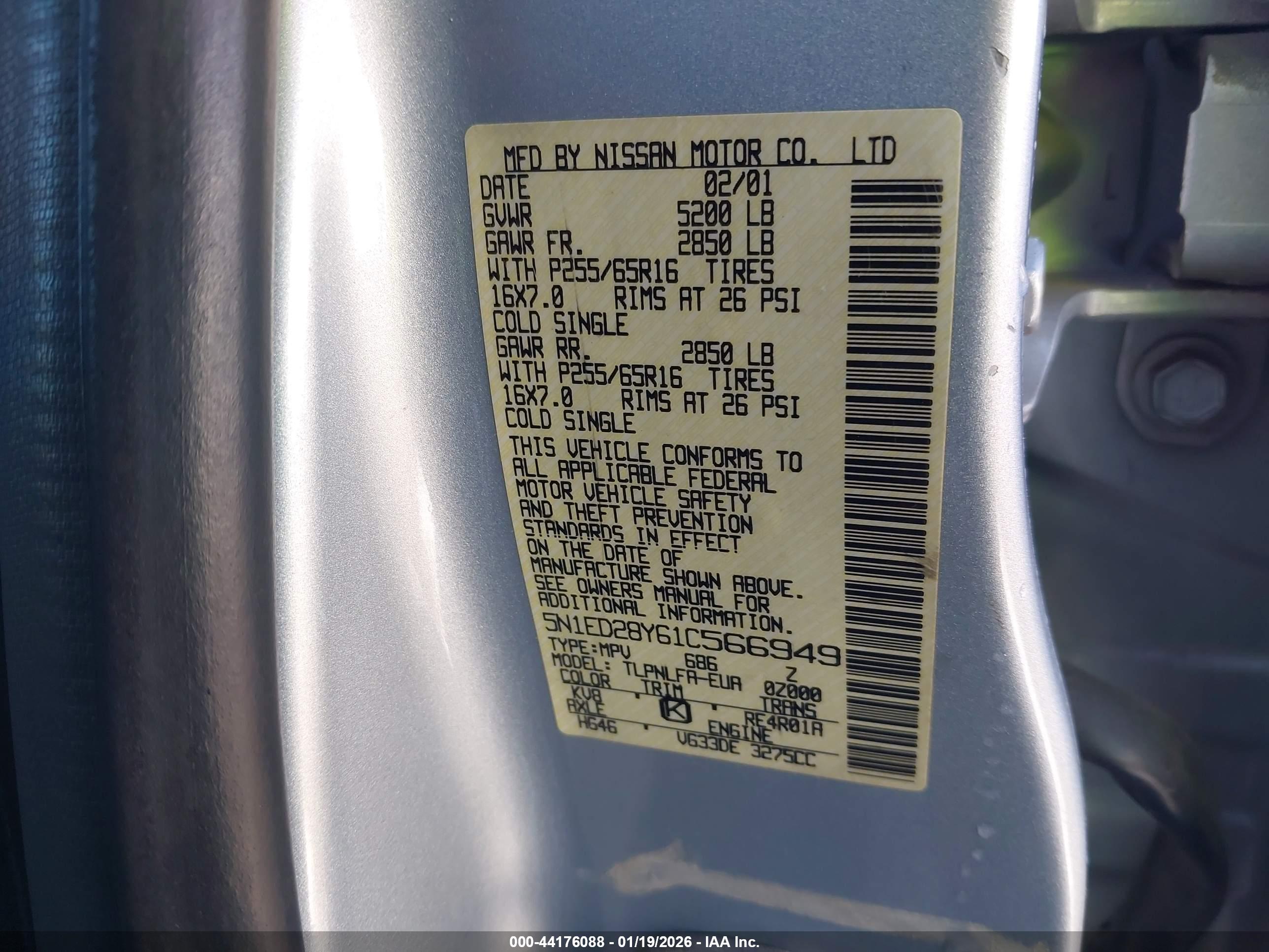NISSAN XTERRA image 9