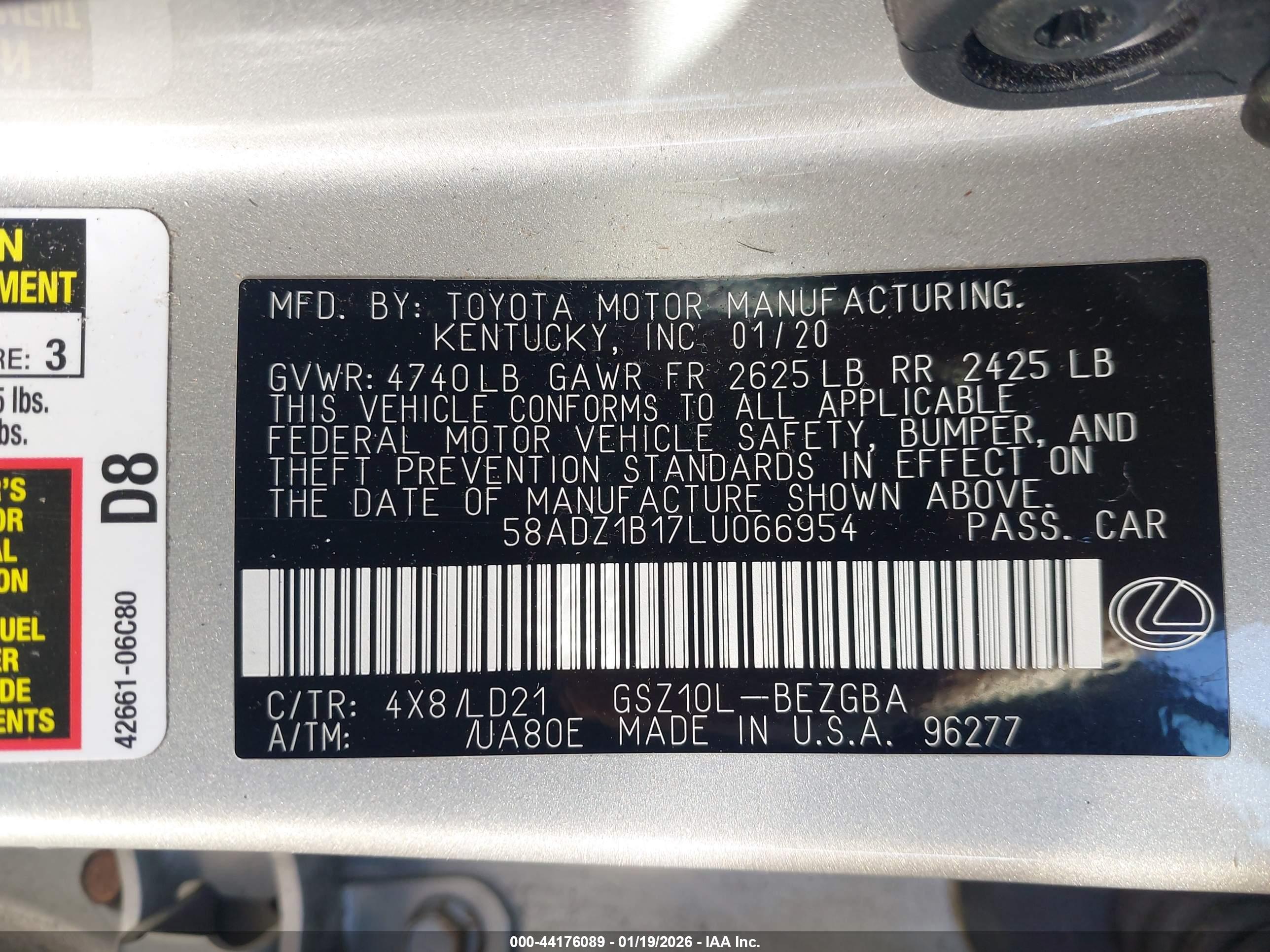 LEXUS ES image 9