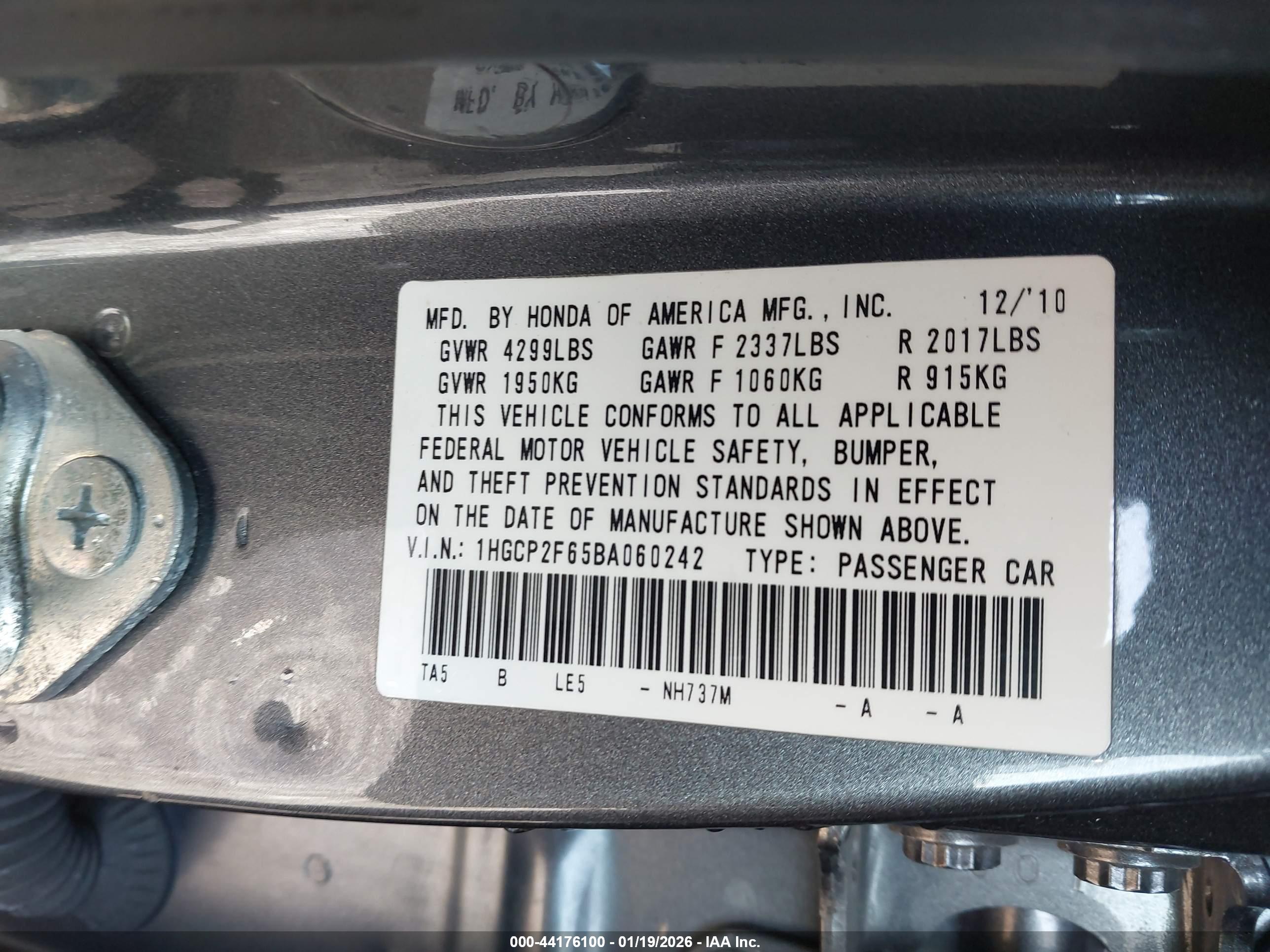 HONDA ACCORD image 9