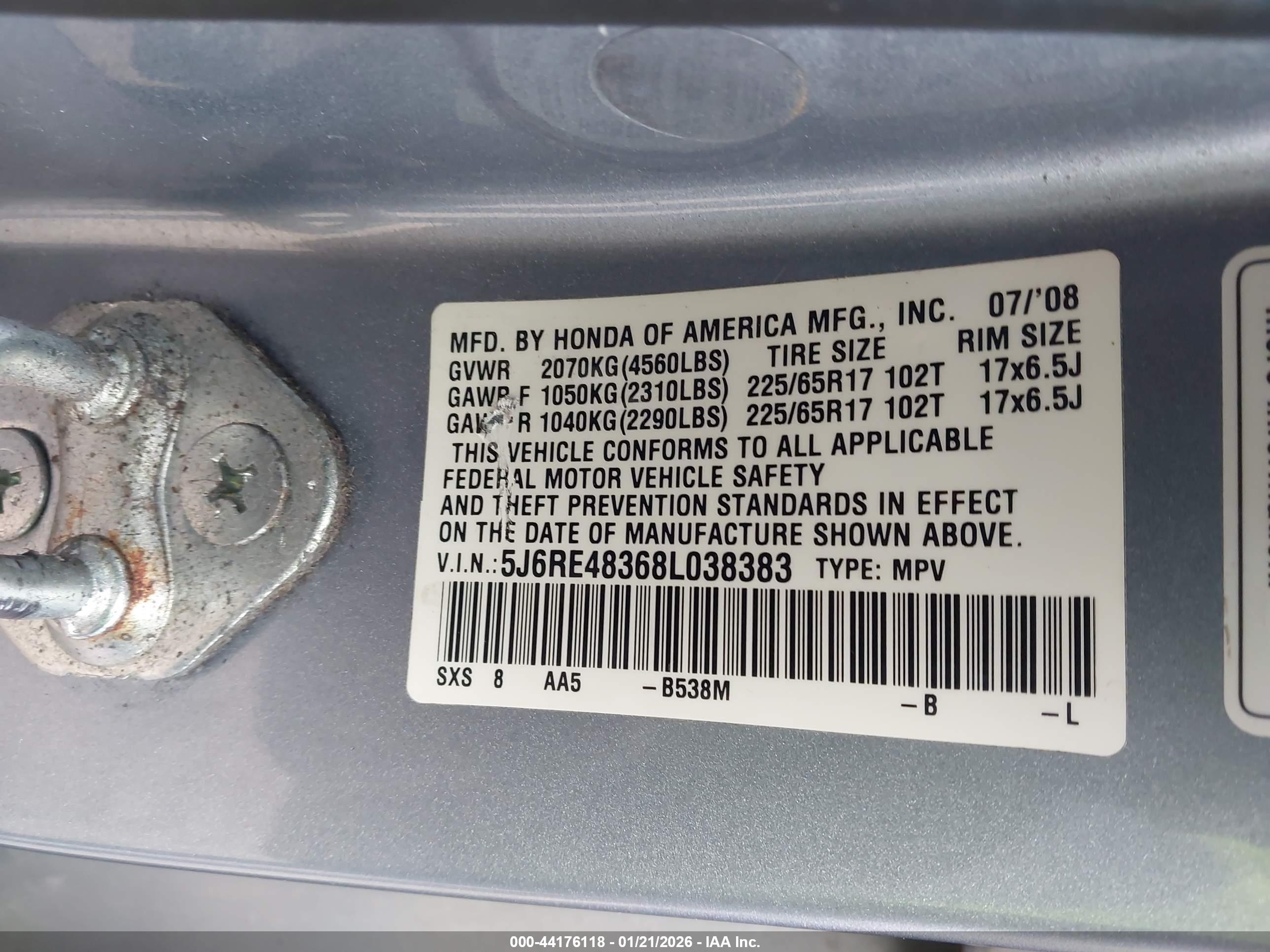 HONDA CR-V image 9