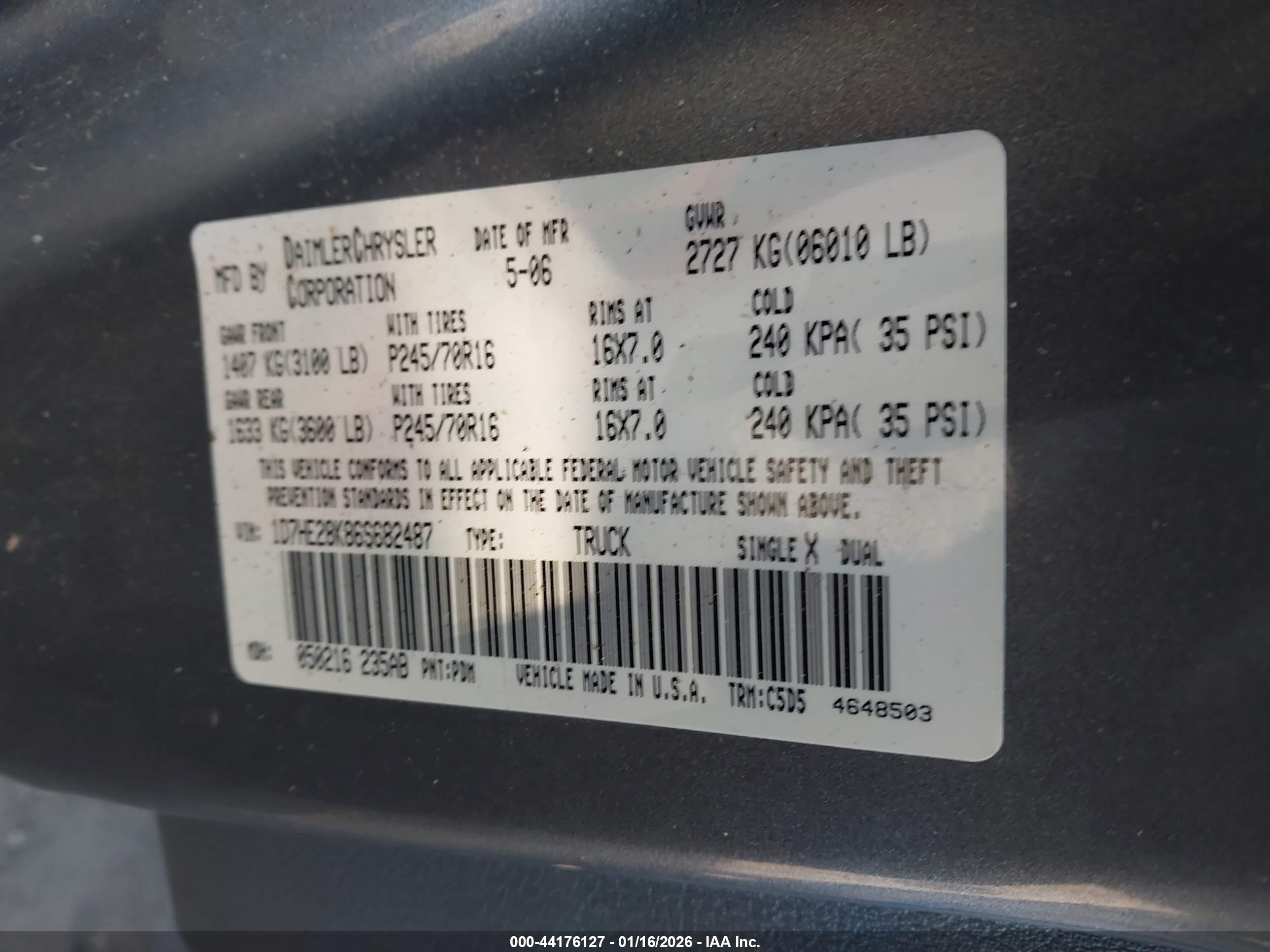 DODGE DAKOTA image 9