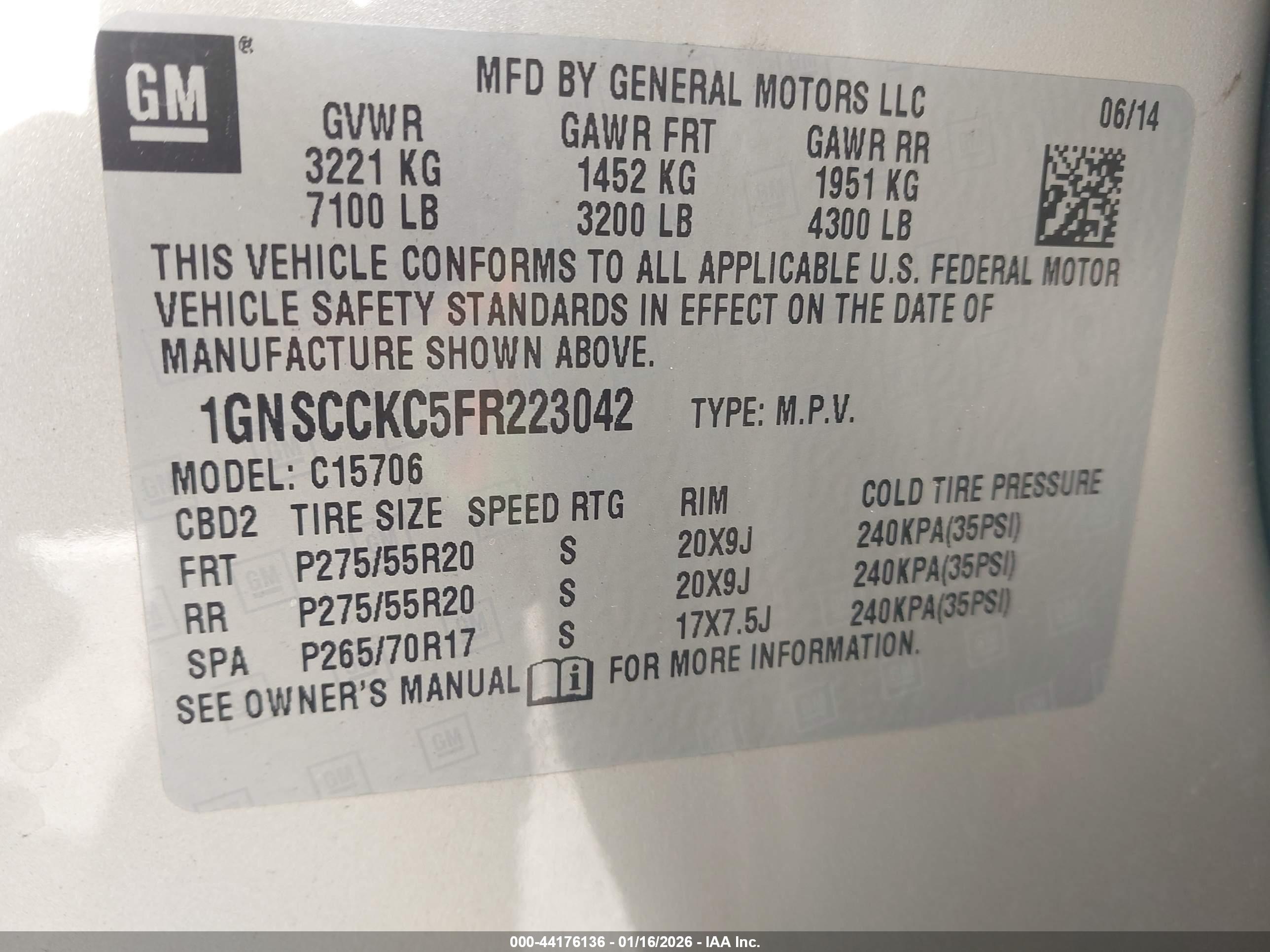 CHEVROLET TAHOE image 9