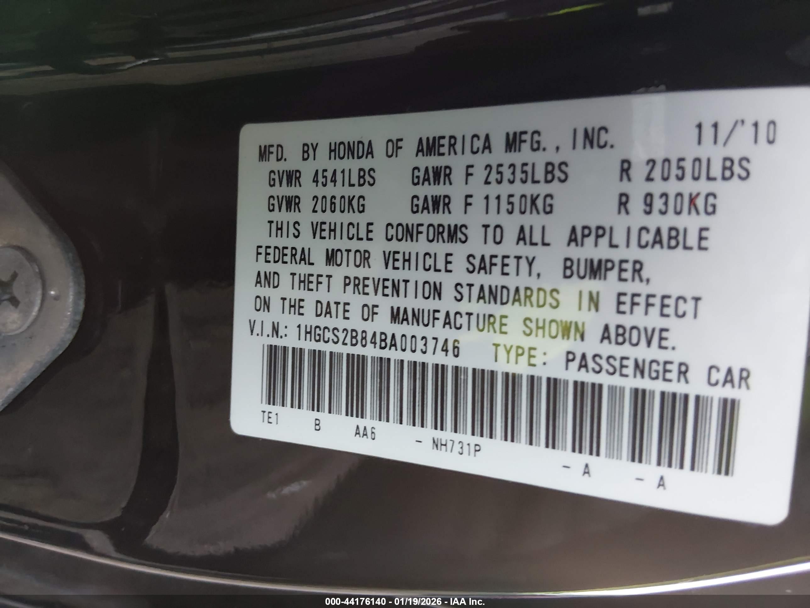 HONDA ACCORD image 9