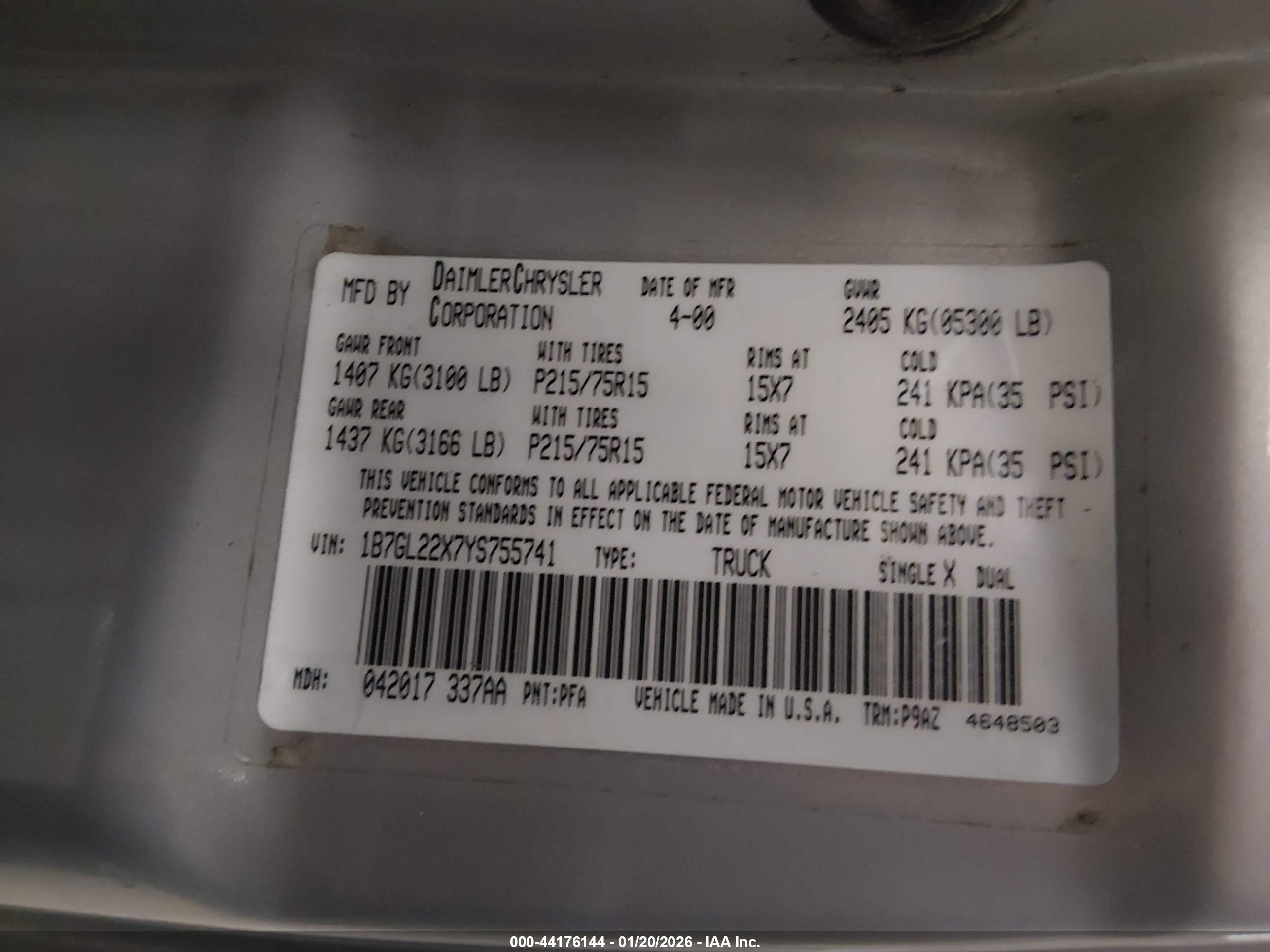 DODGE DAKOTA image 9