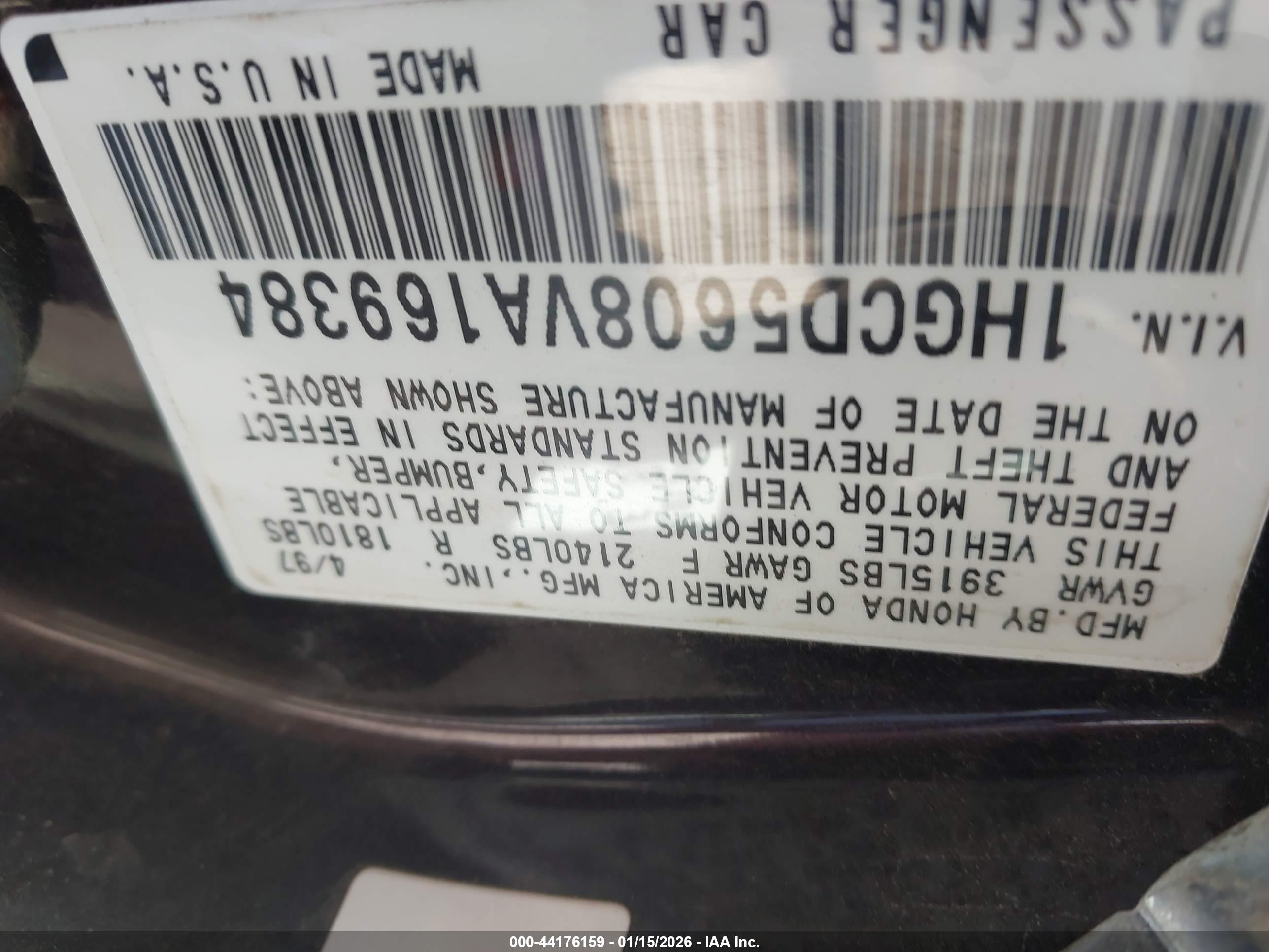 HONDA ACCORD image 9