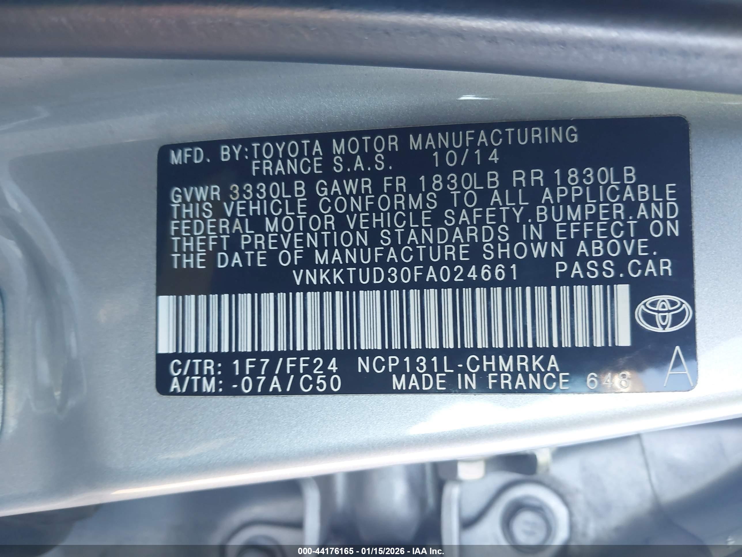 TOYOTA YARIS image 9