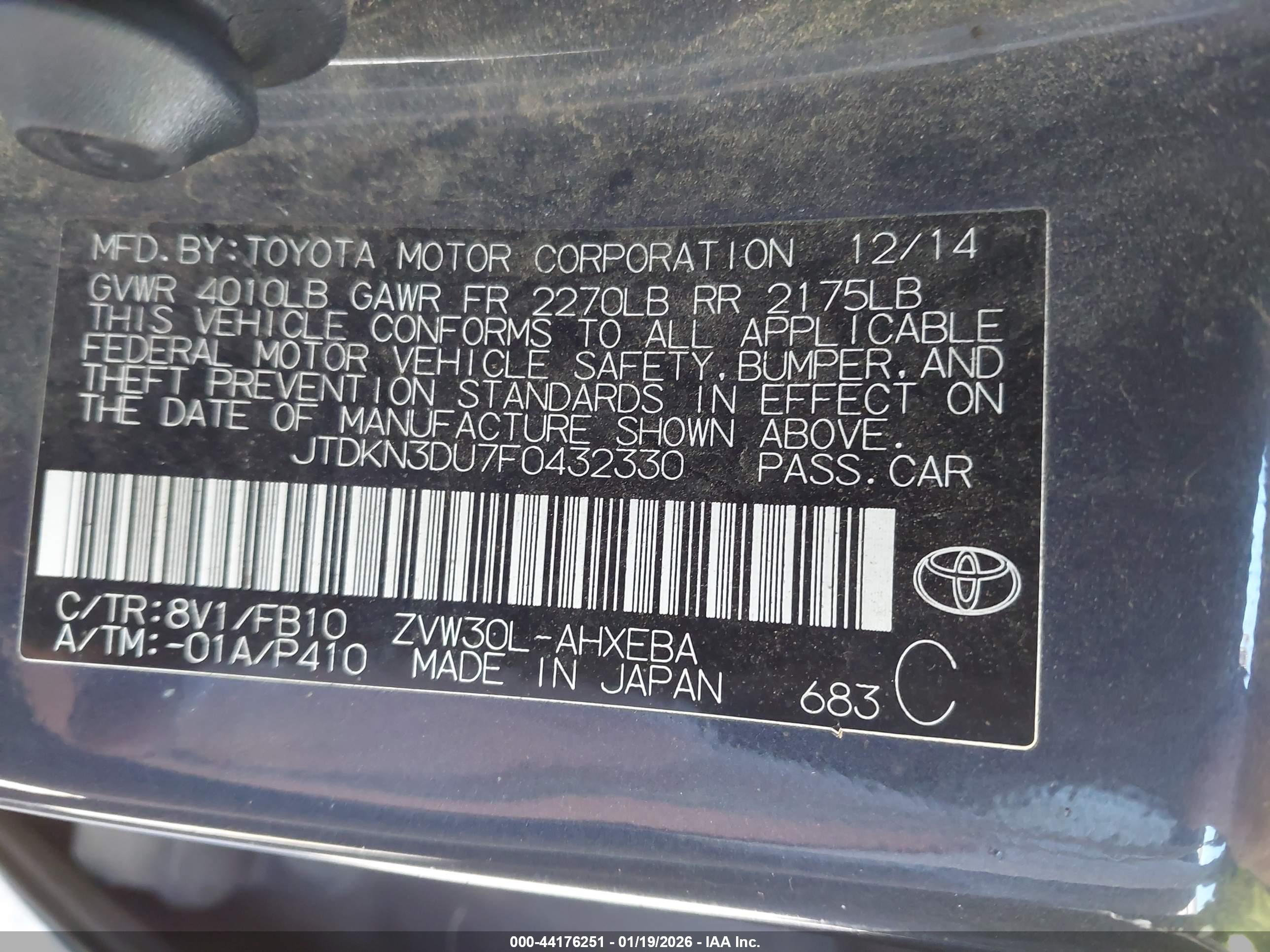 TOYOTA PRIUS image 9