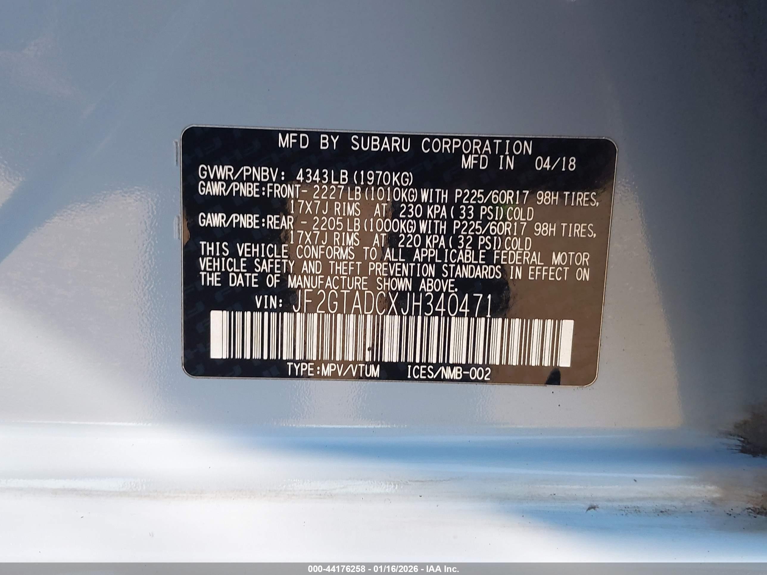 SUBARU CROSSTREK image 9