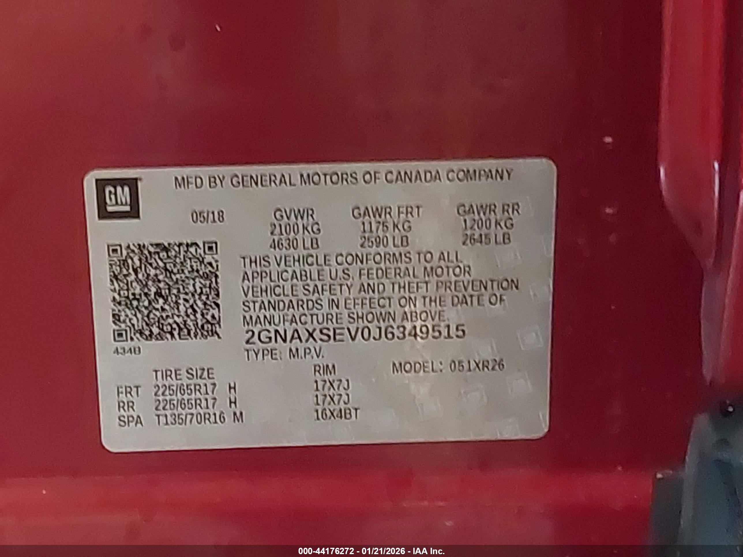 CHEVROLET EQUINOX image 9