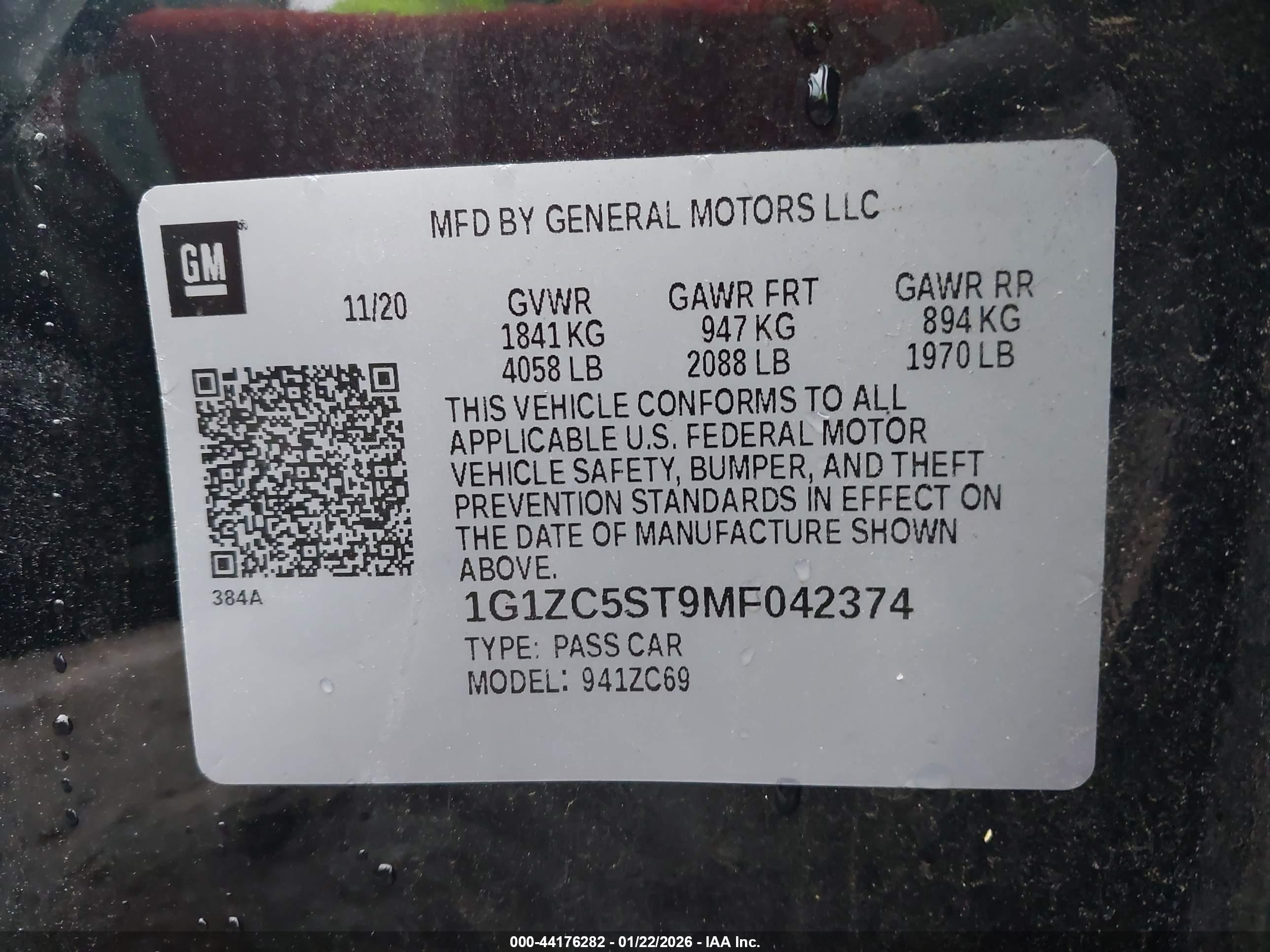CHEVROLET MALIBU image 9