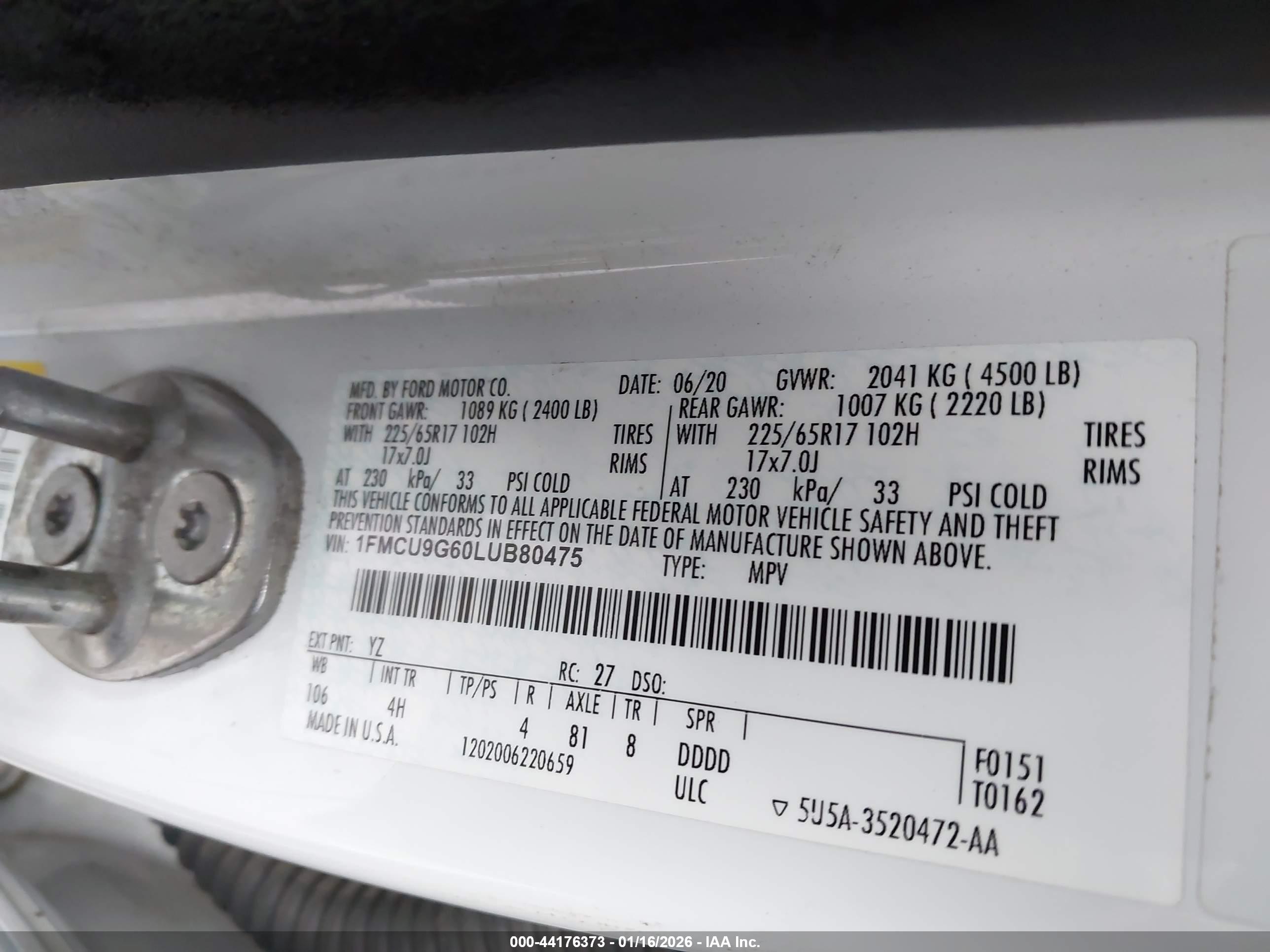 FORD ESCAPE image 9