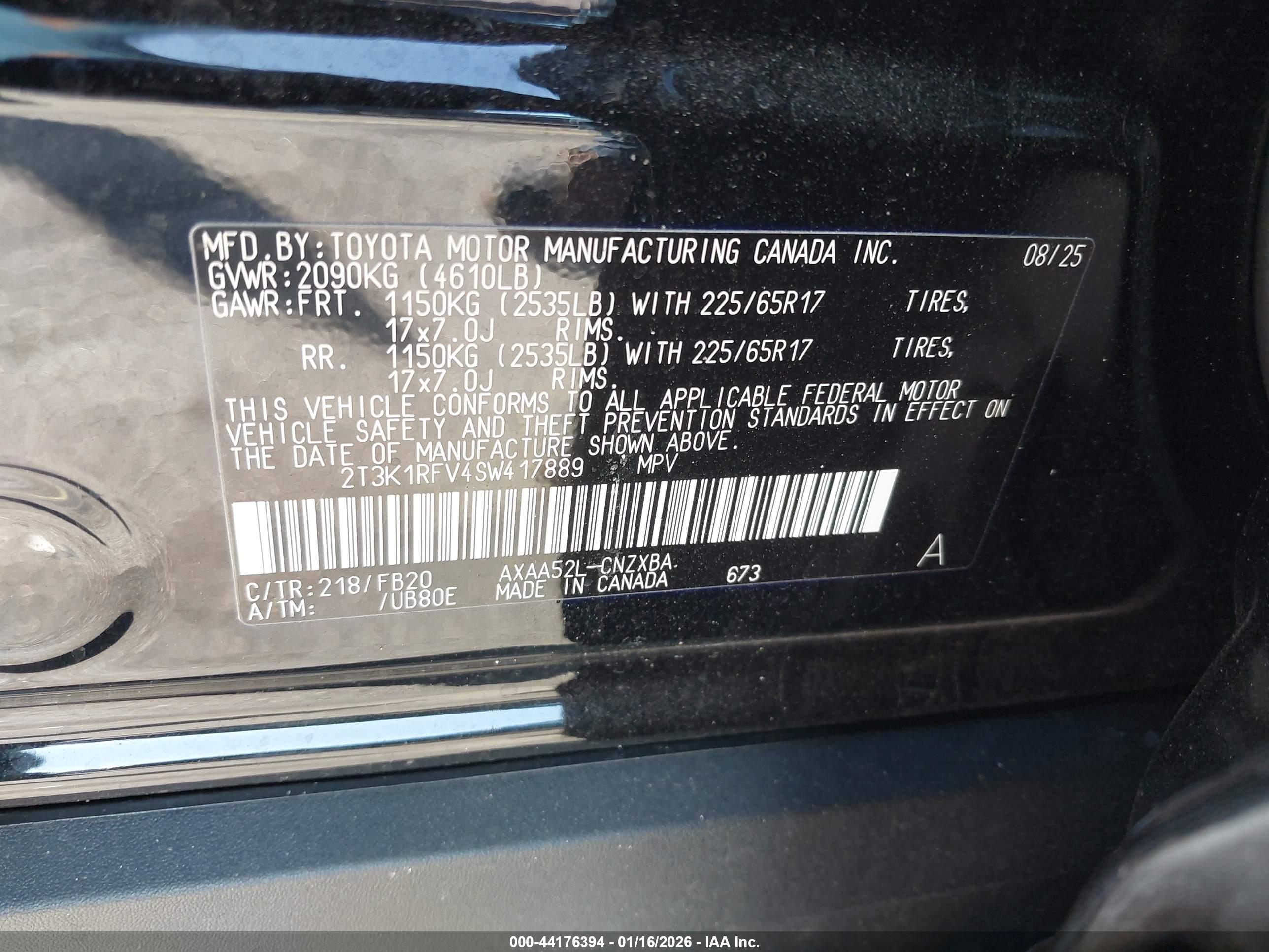 TOYOTA RAV4 image 9