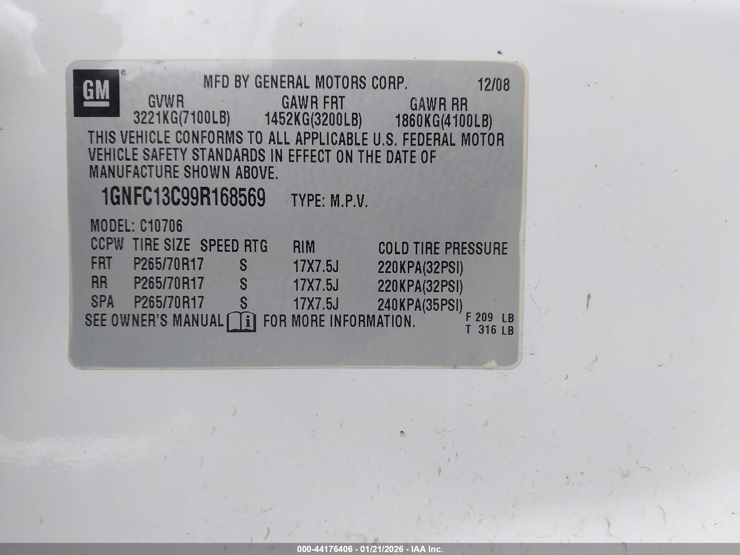 CHEVROLET TAHOE image 9