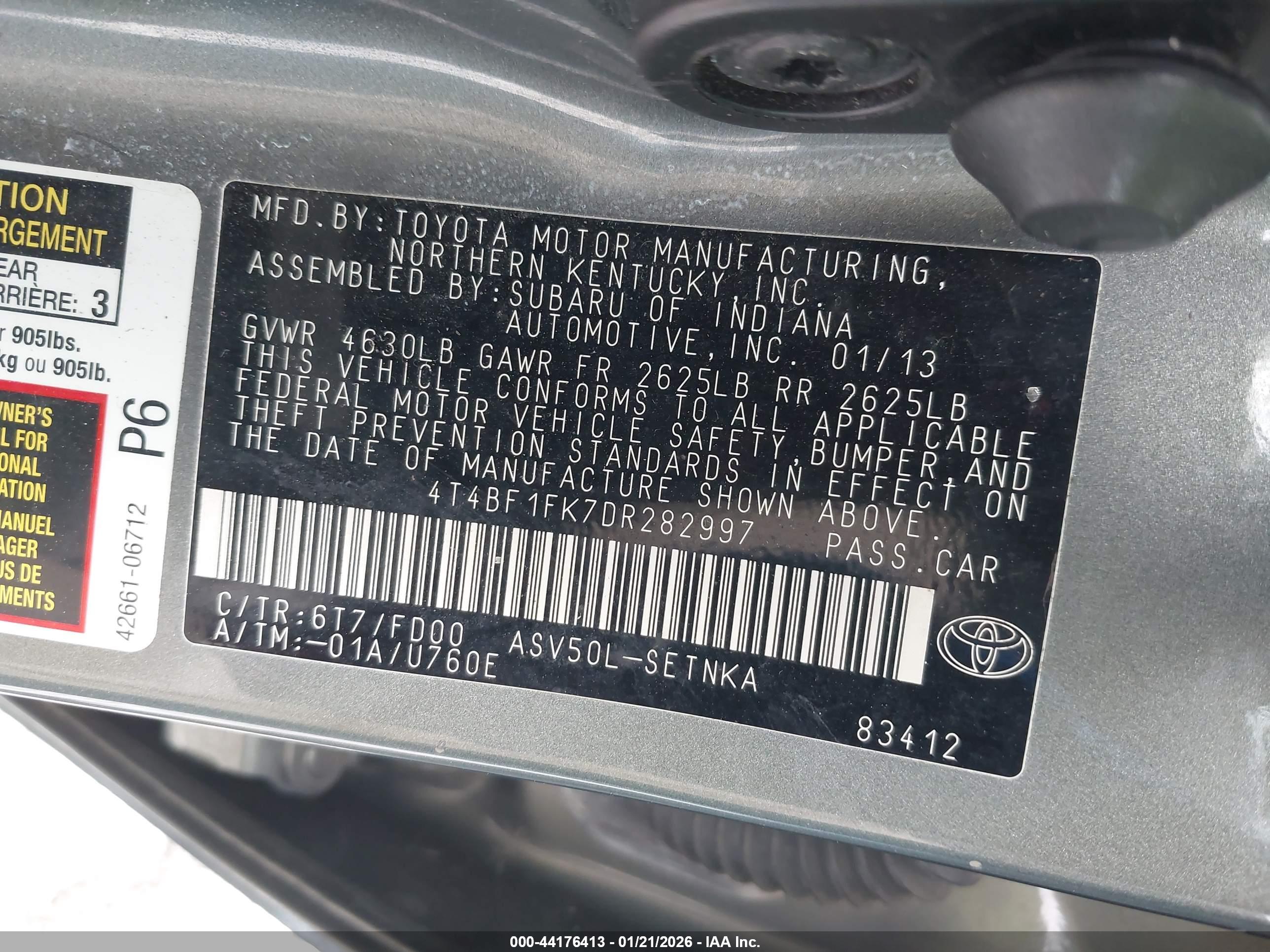 TOYOTA CAMRY image 9