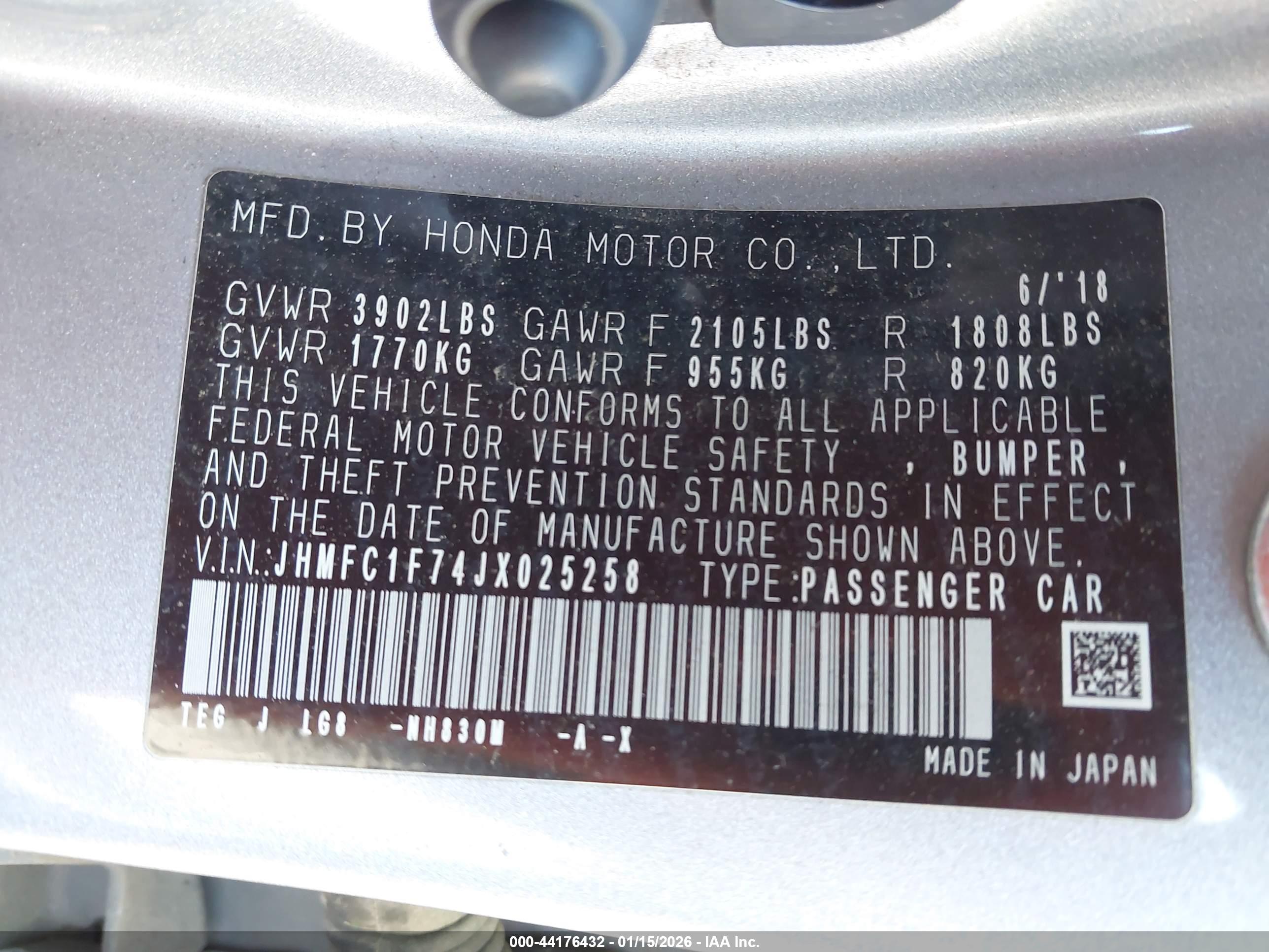 HONDA CIVIC image 9