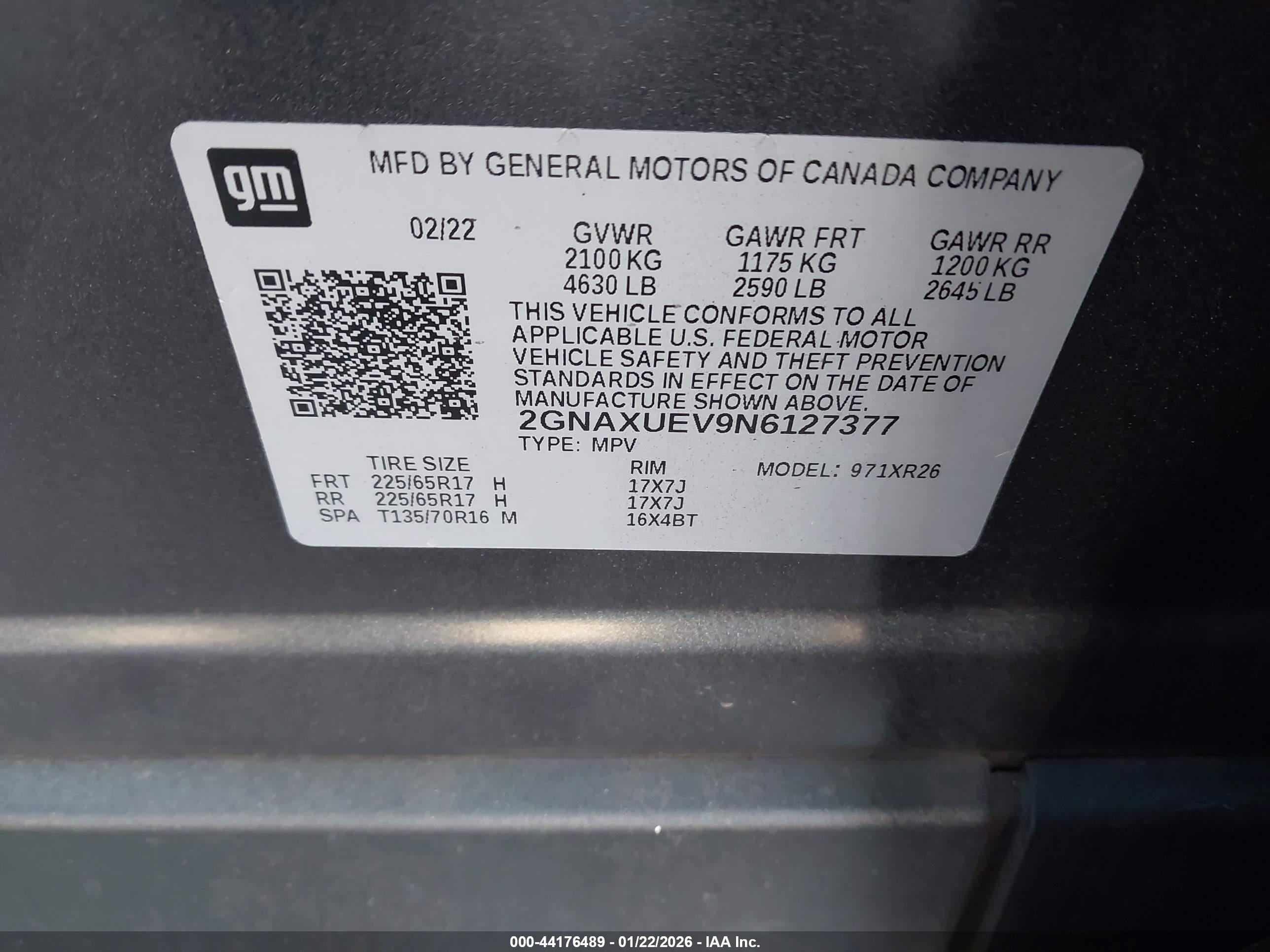 CHEVROLET EQUINOX image 9