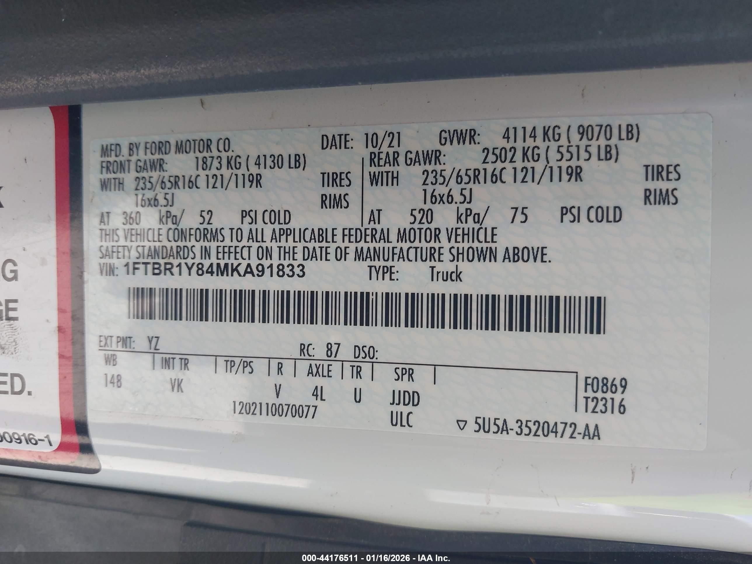 FORD TRANSIT-250 image 9