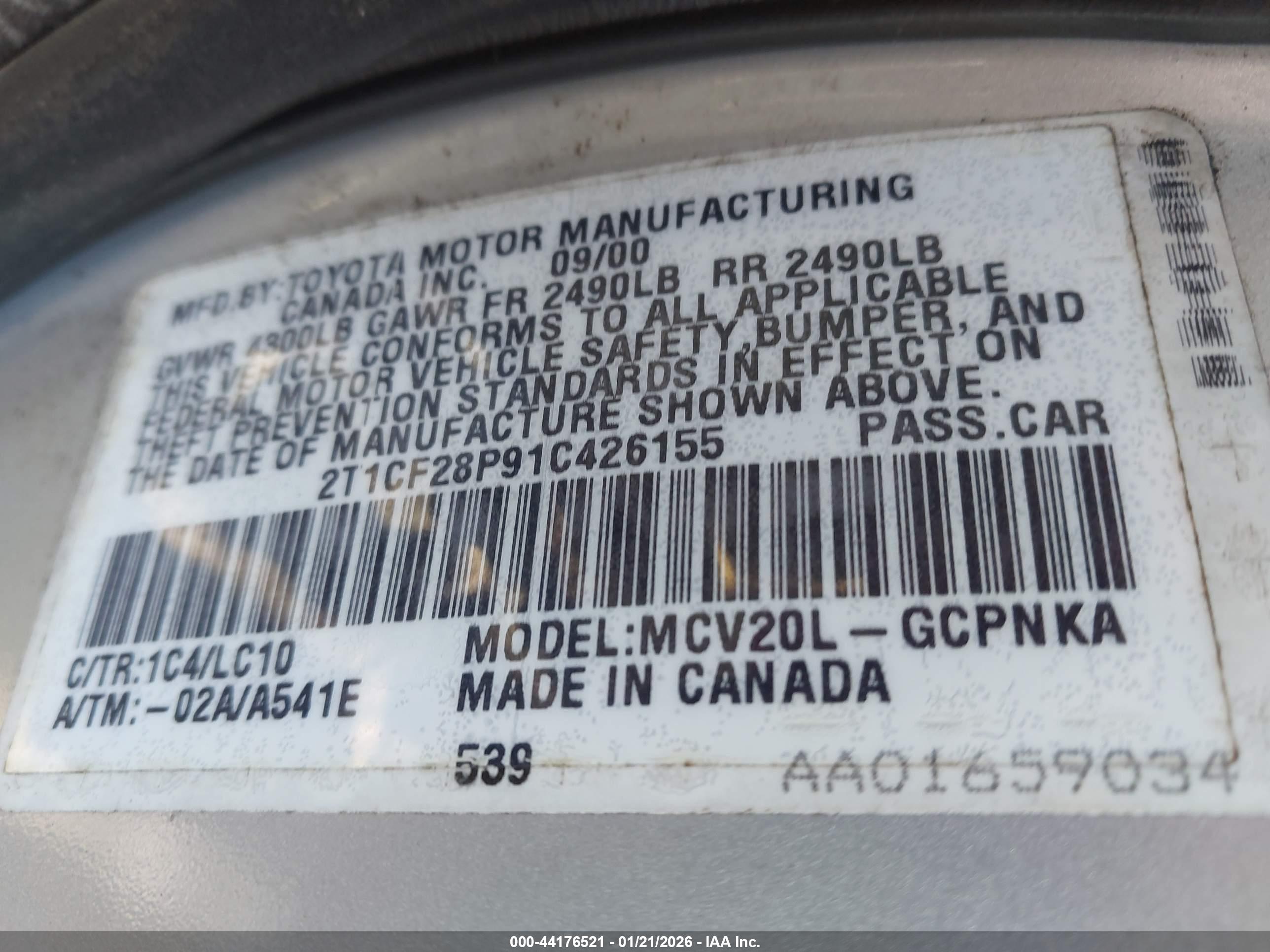 TOYOTA CAMRY image 9
