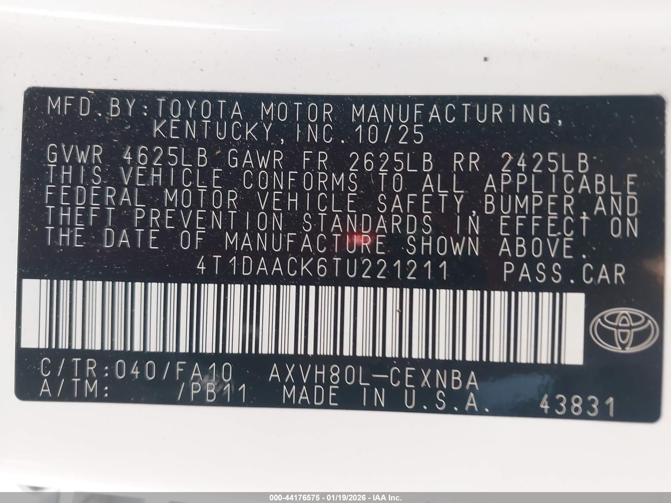 TOYOTA CAMRY image 9