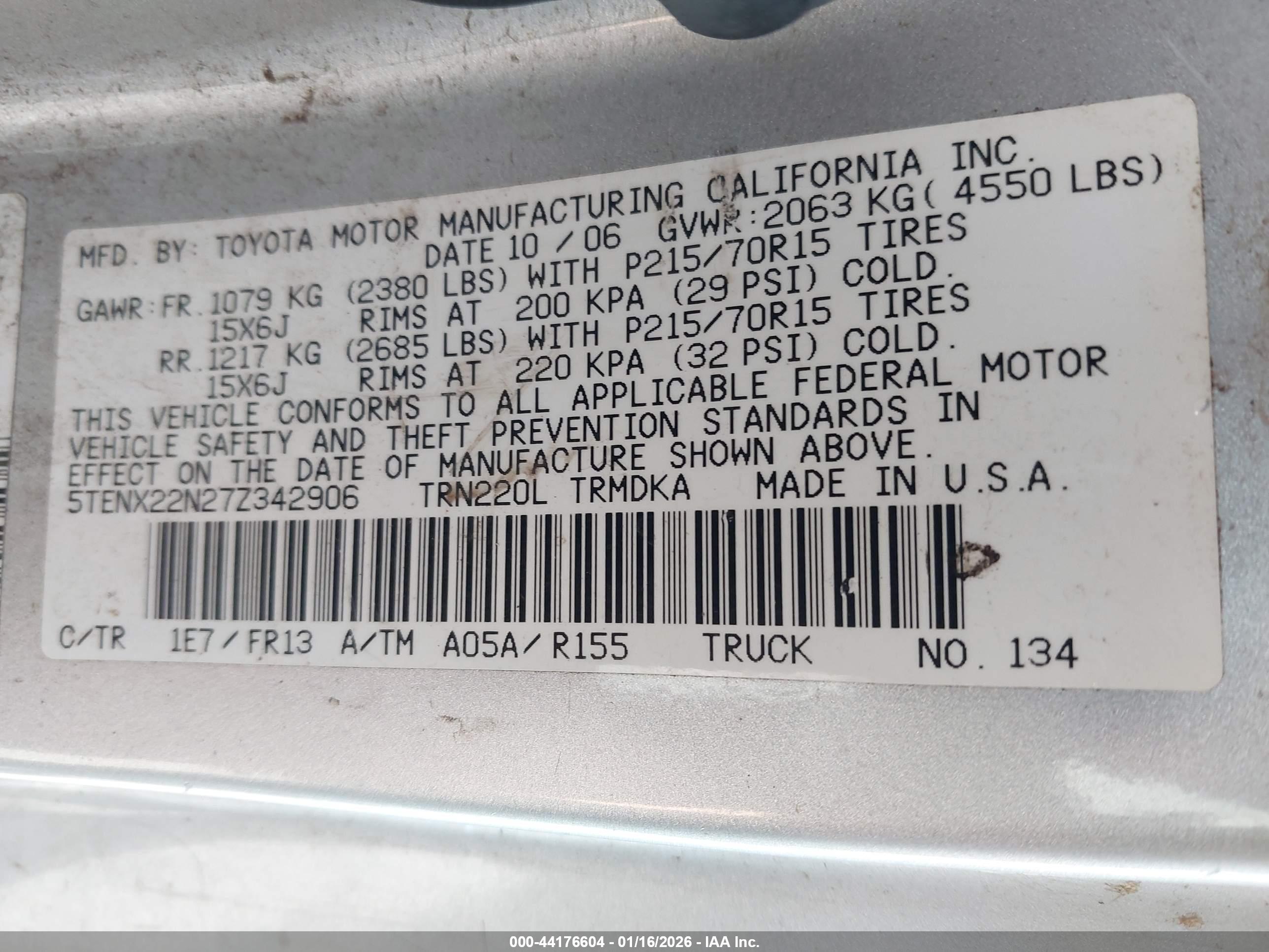 TOYOTA TACOMA image 9