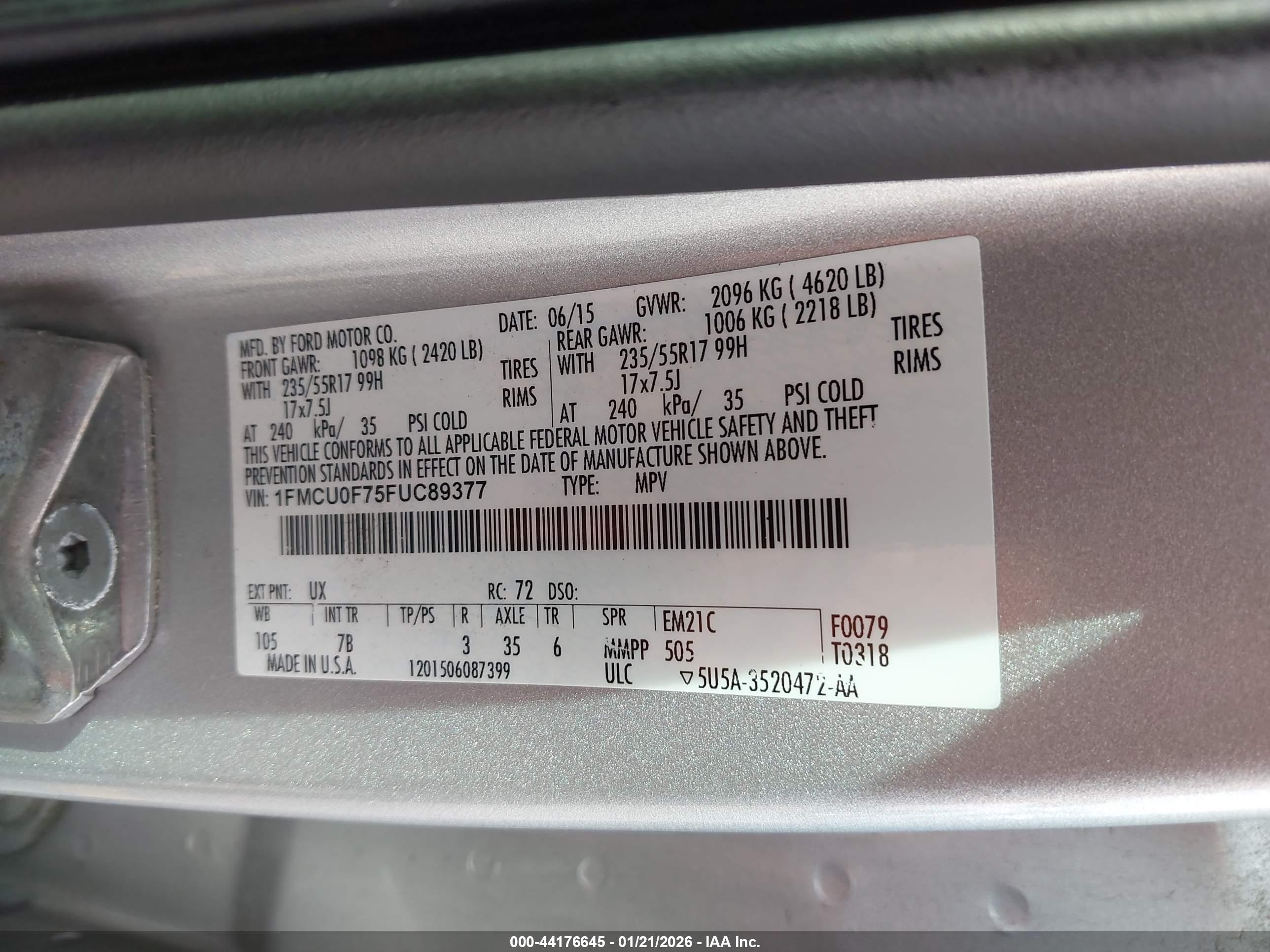 FORD ESCAPE image 9
