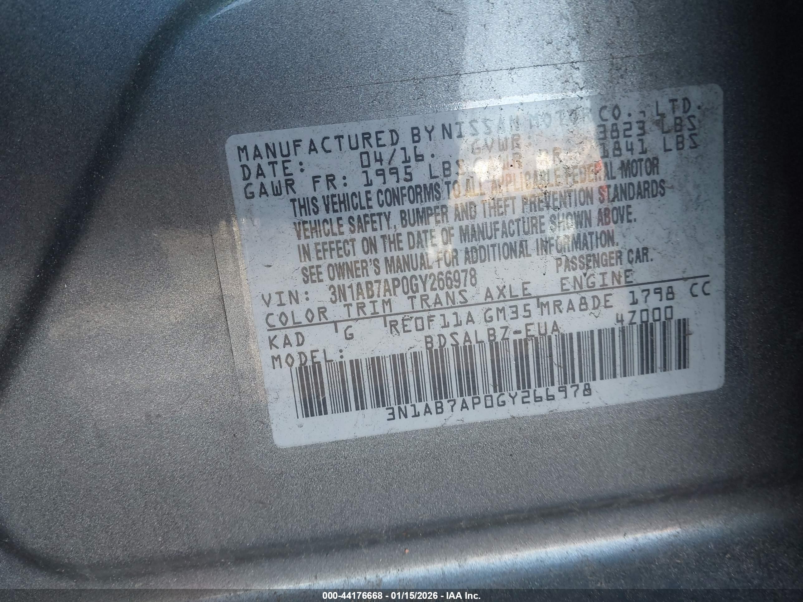 NISSAN SENTRA image 9