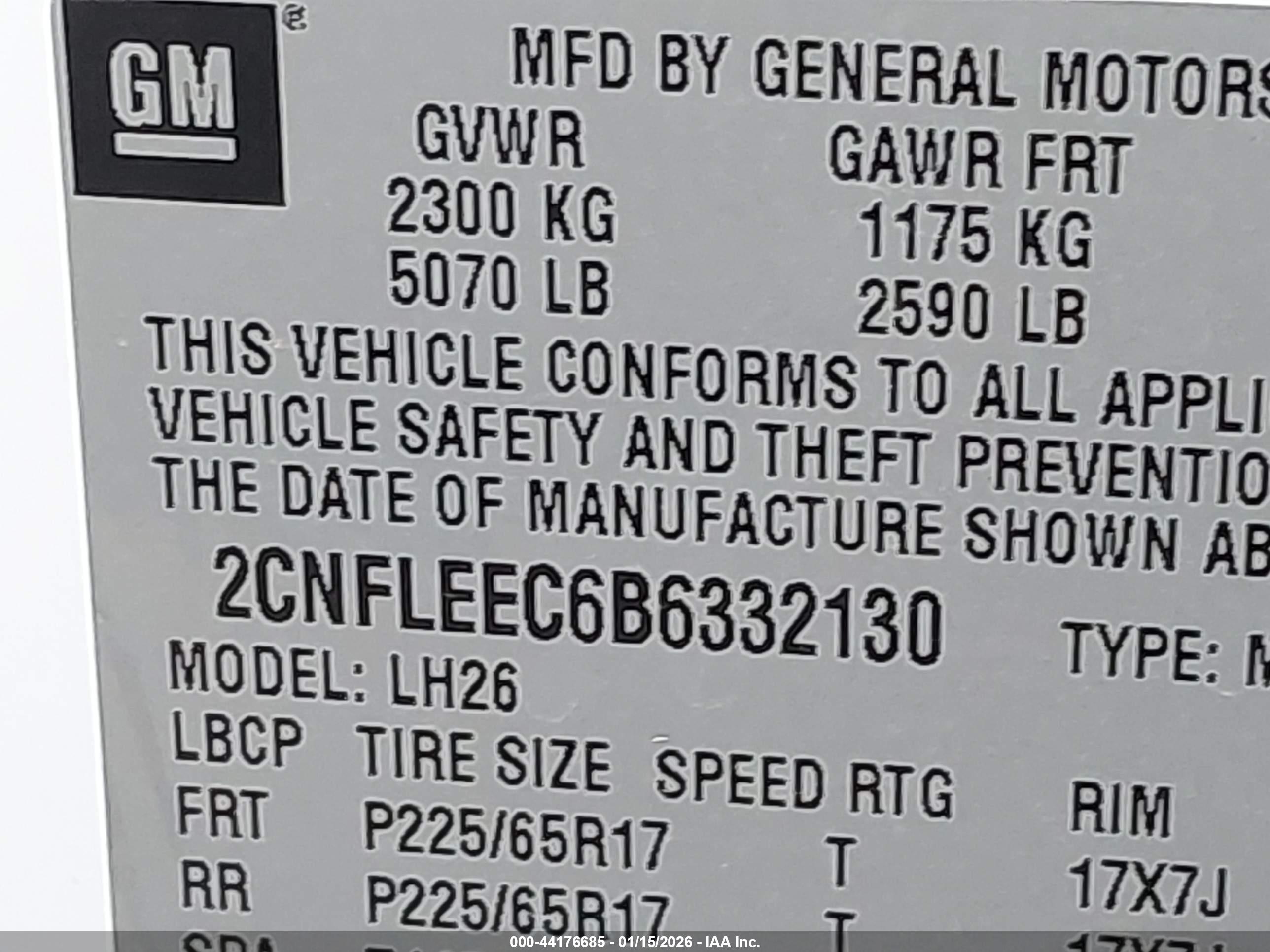 CHEVROLET EQUINOX image 9