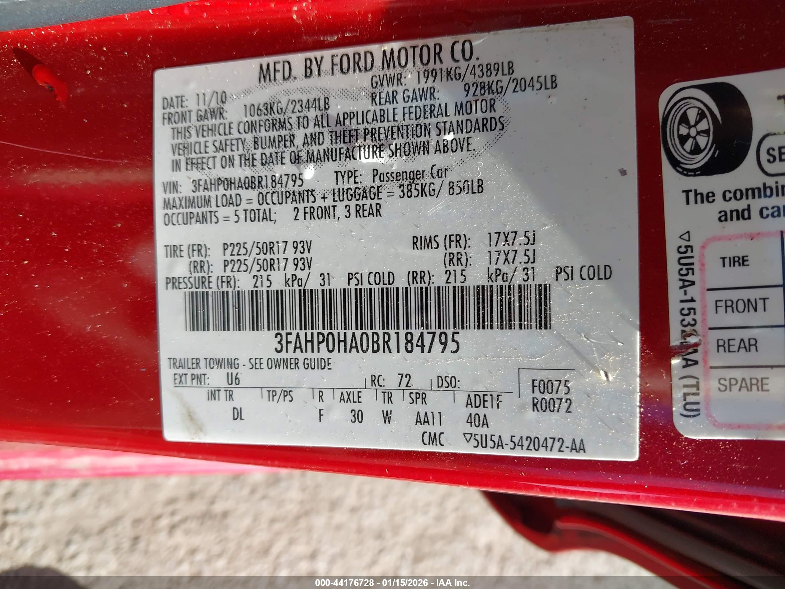 FORD FUSION image 9