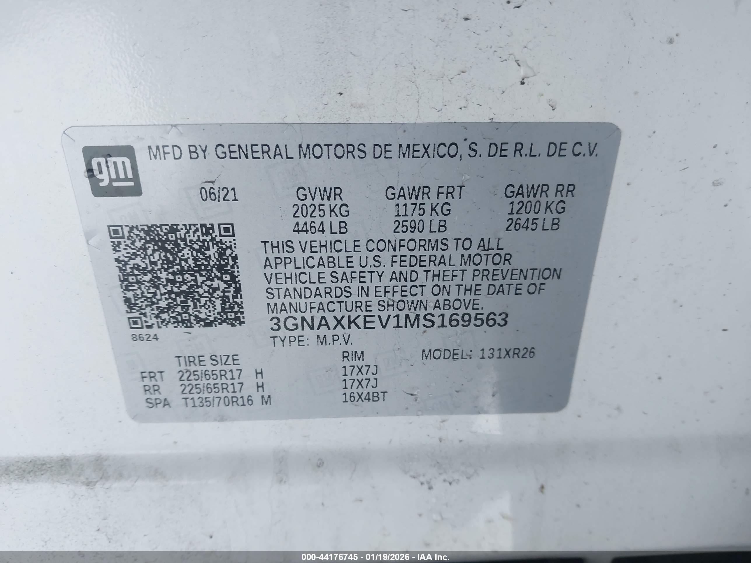 CHEVROLET EQUINOX image 9