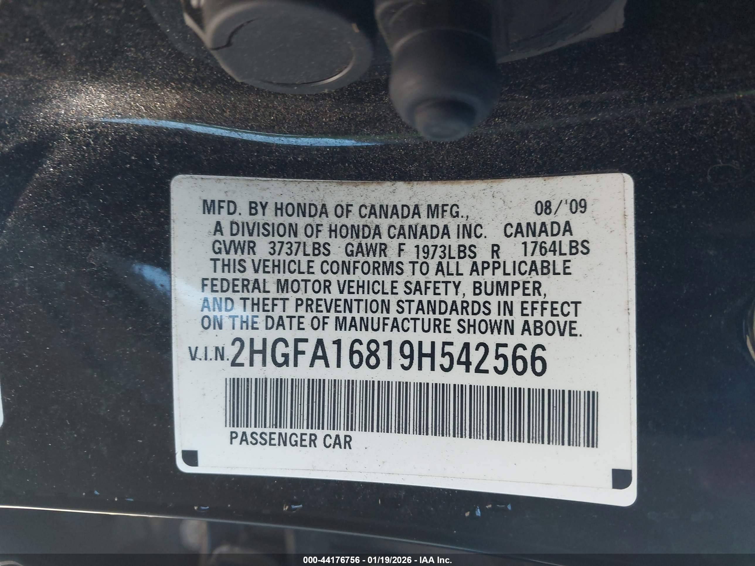 HONDA CIVIC image 9
