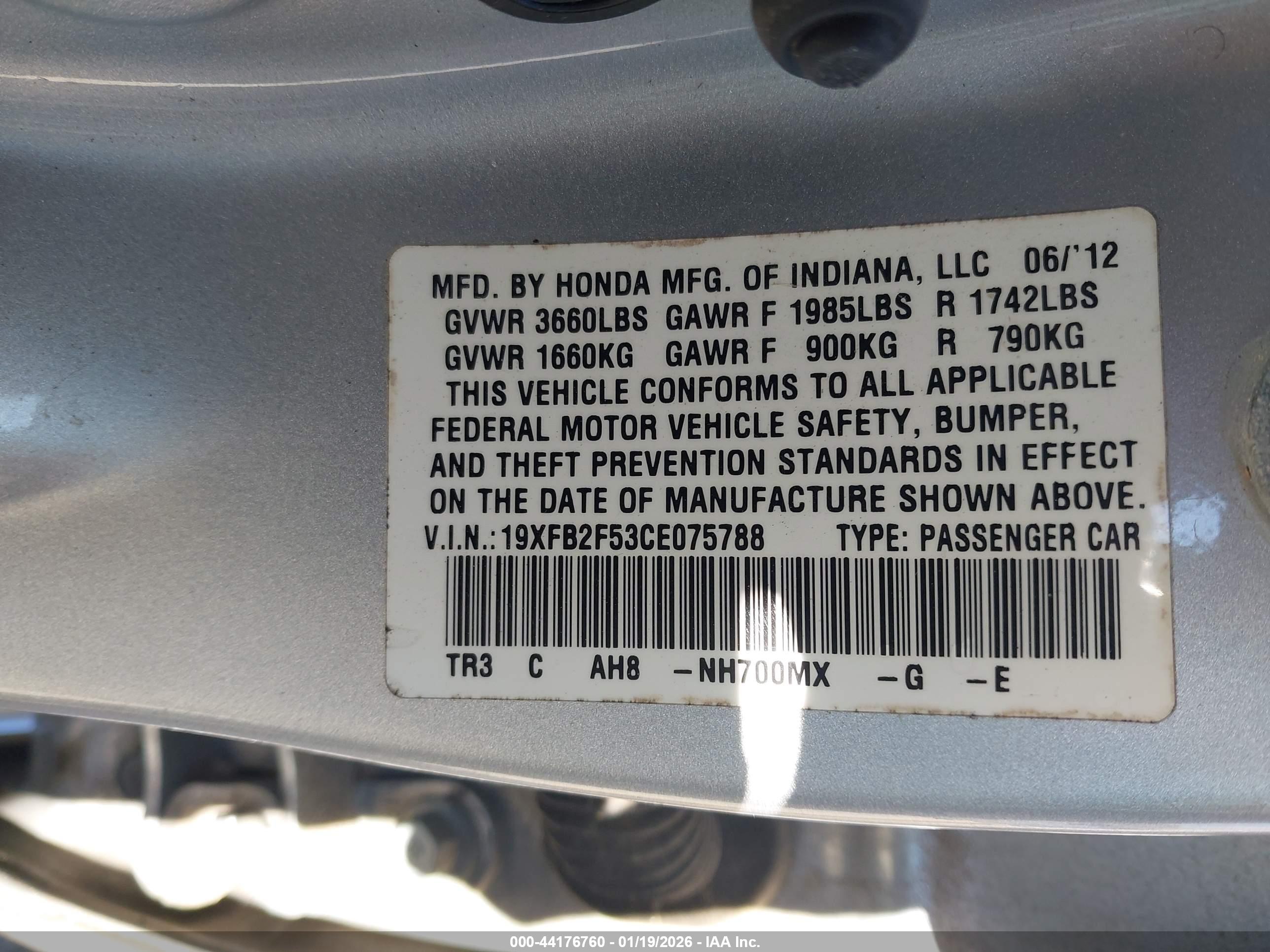 HONDA CIVIC image 9