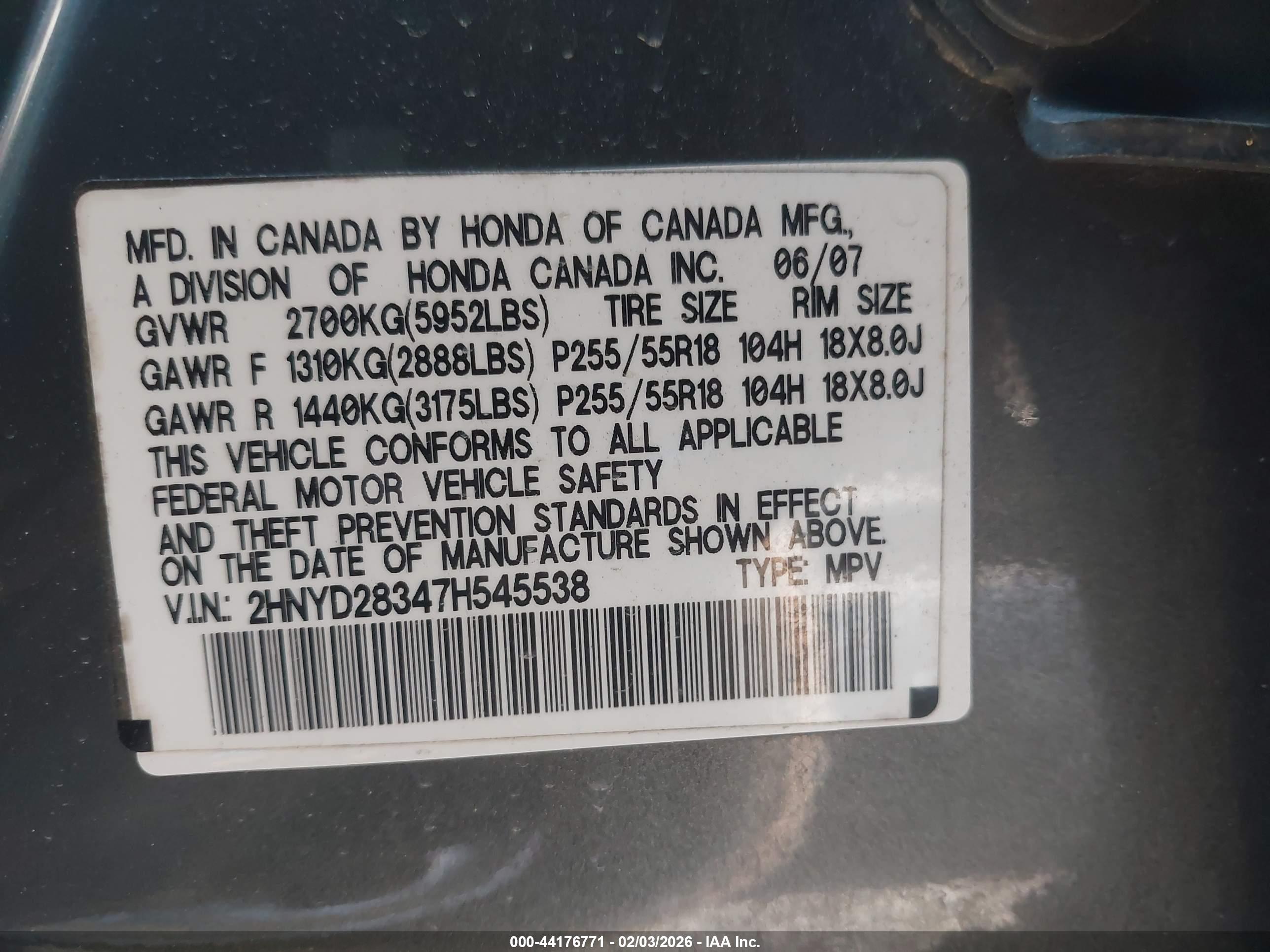 ACURA MDX image 9