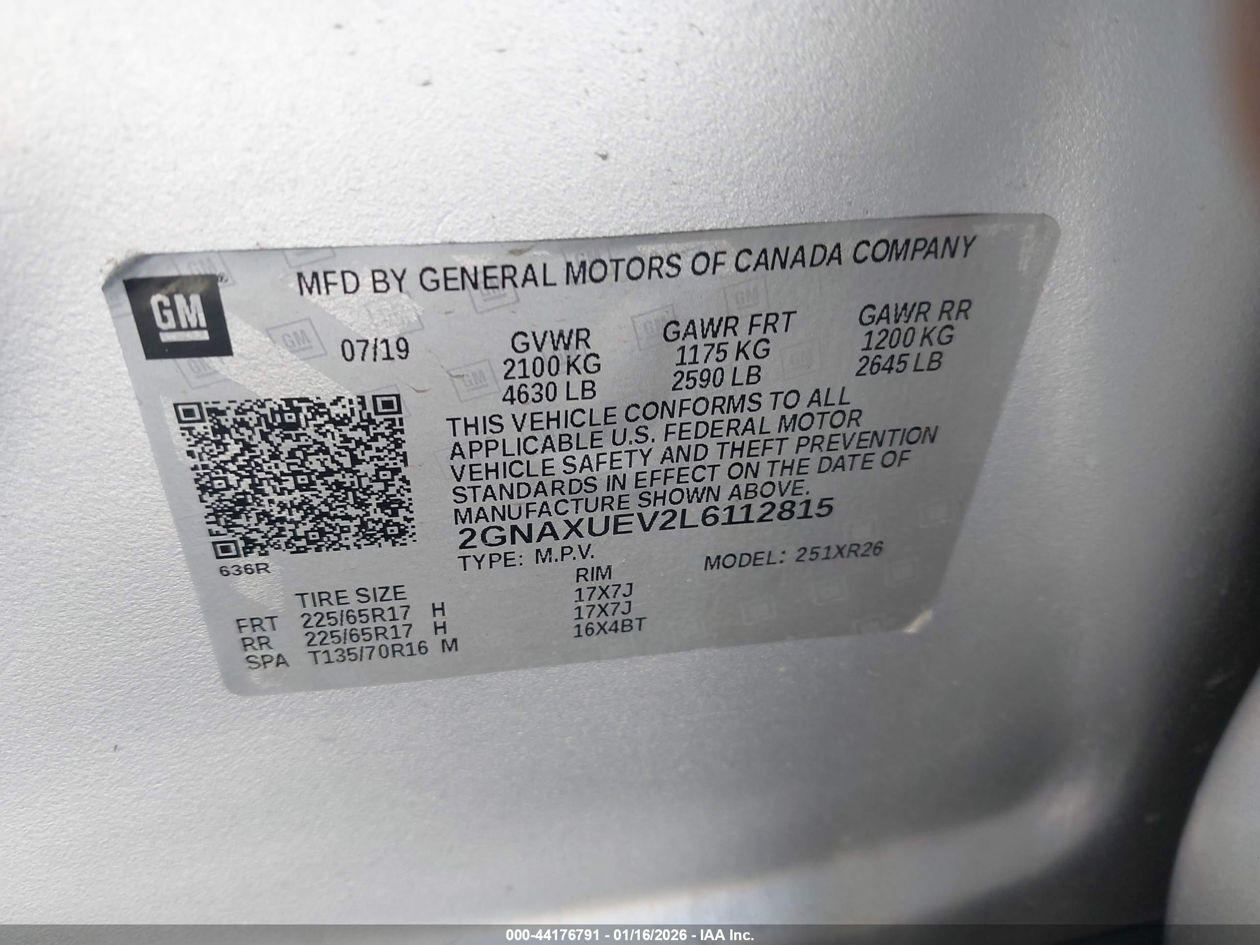 CHEVROLET EQUINOX image 9