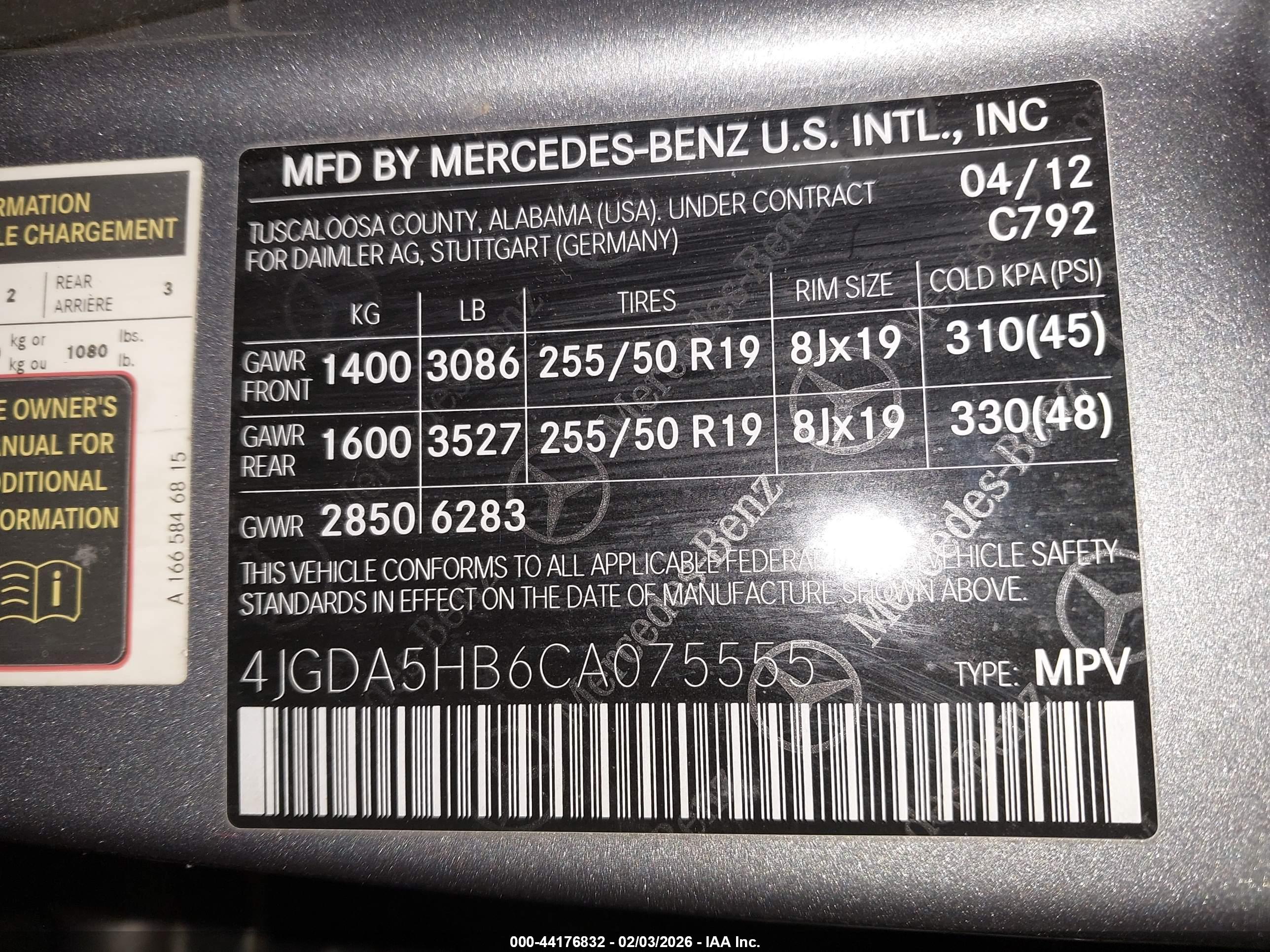 MERCEDES-BENZ ML image 9