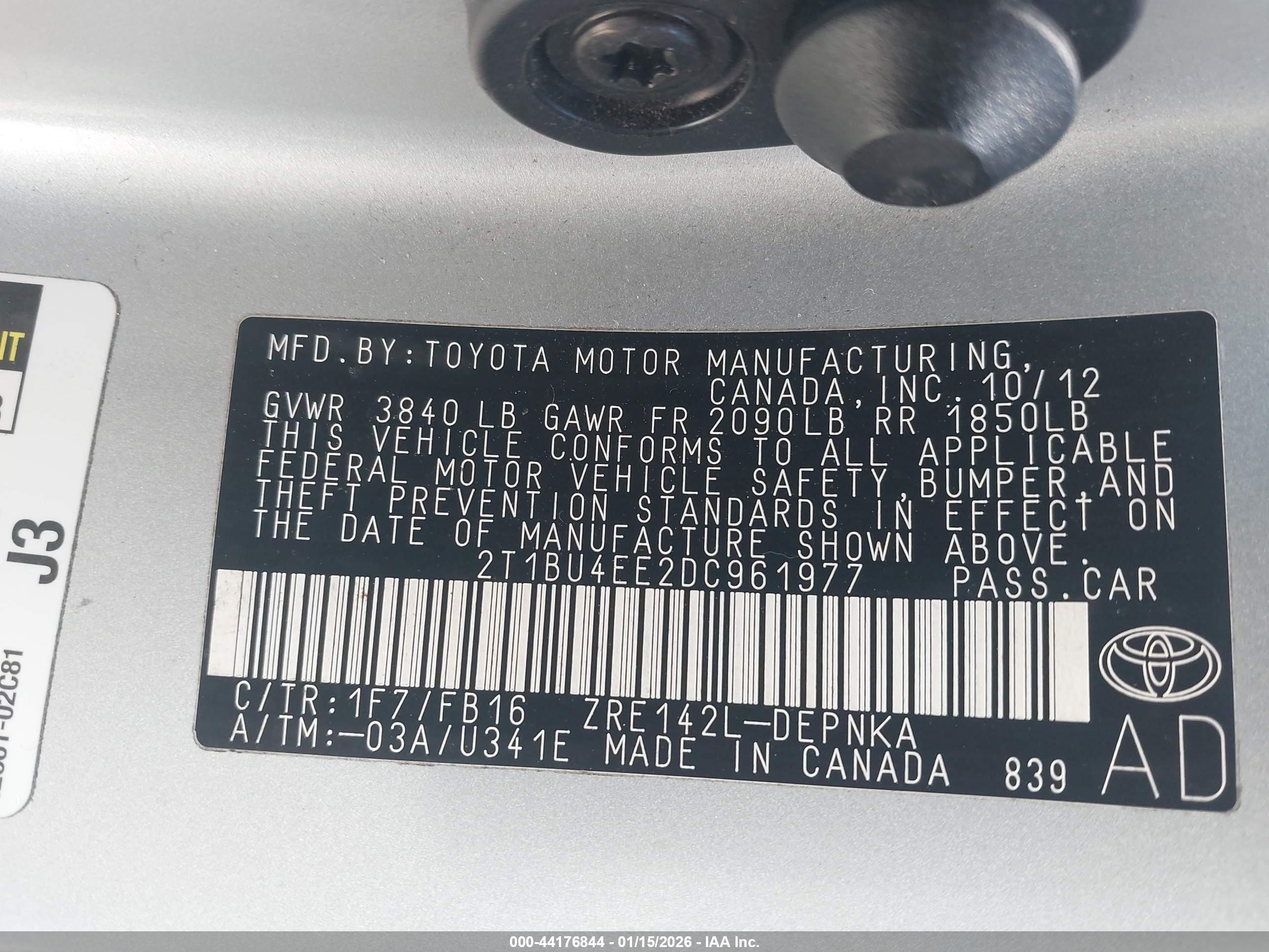 TOYOTA COROLLA image 9
