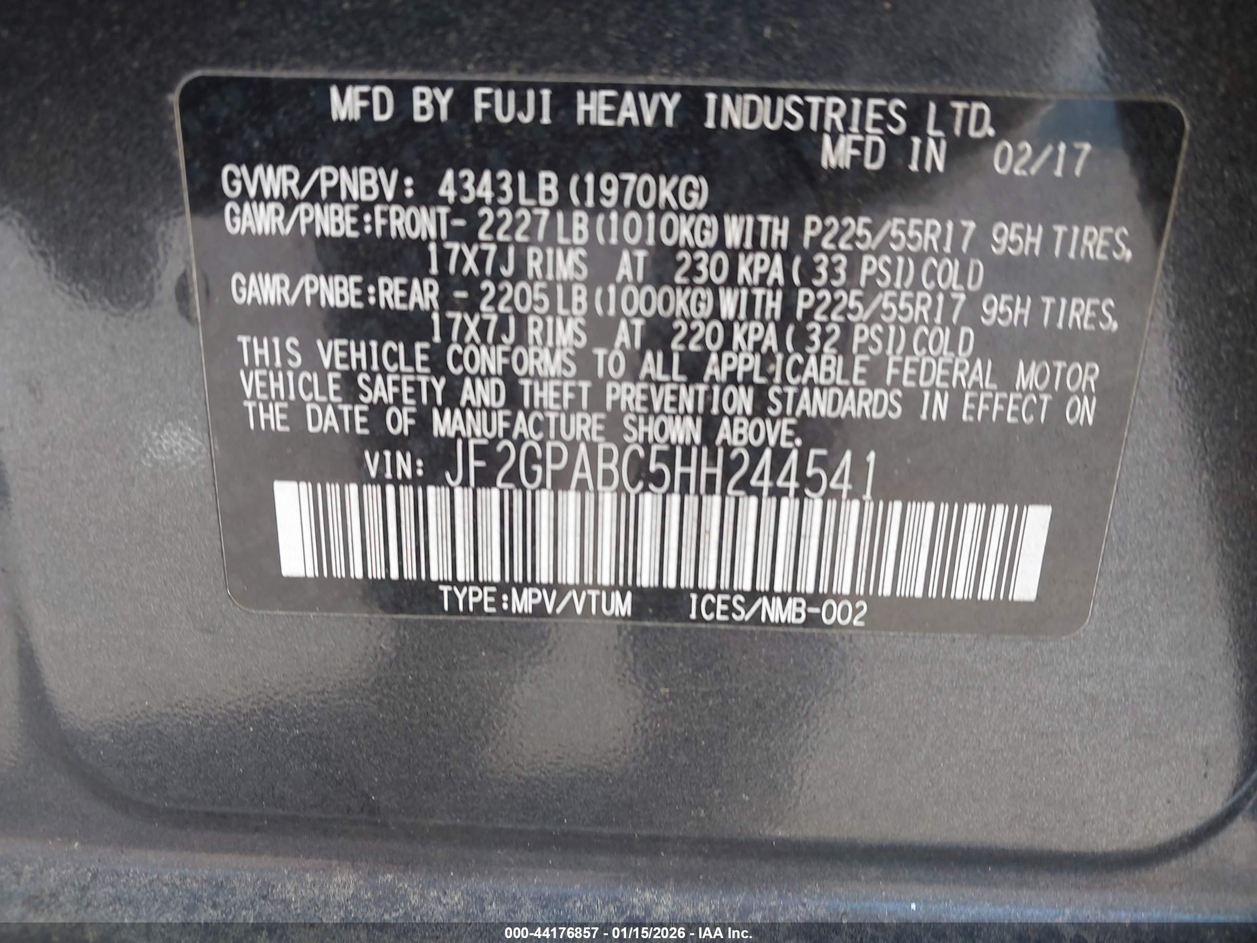 SUBARU CROSSTREK image 9