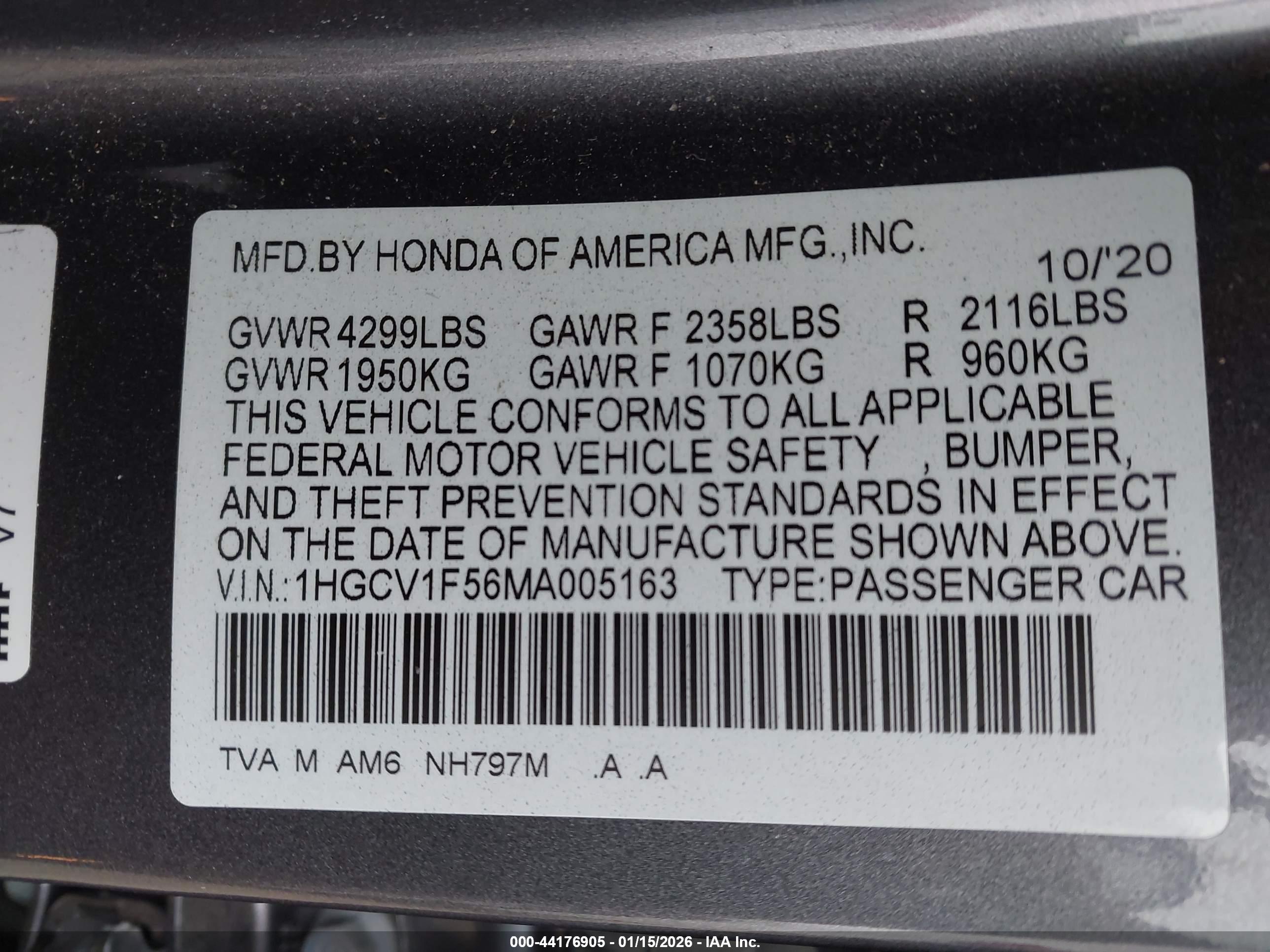 HONDA ACCORD image 9