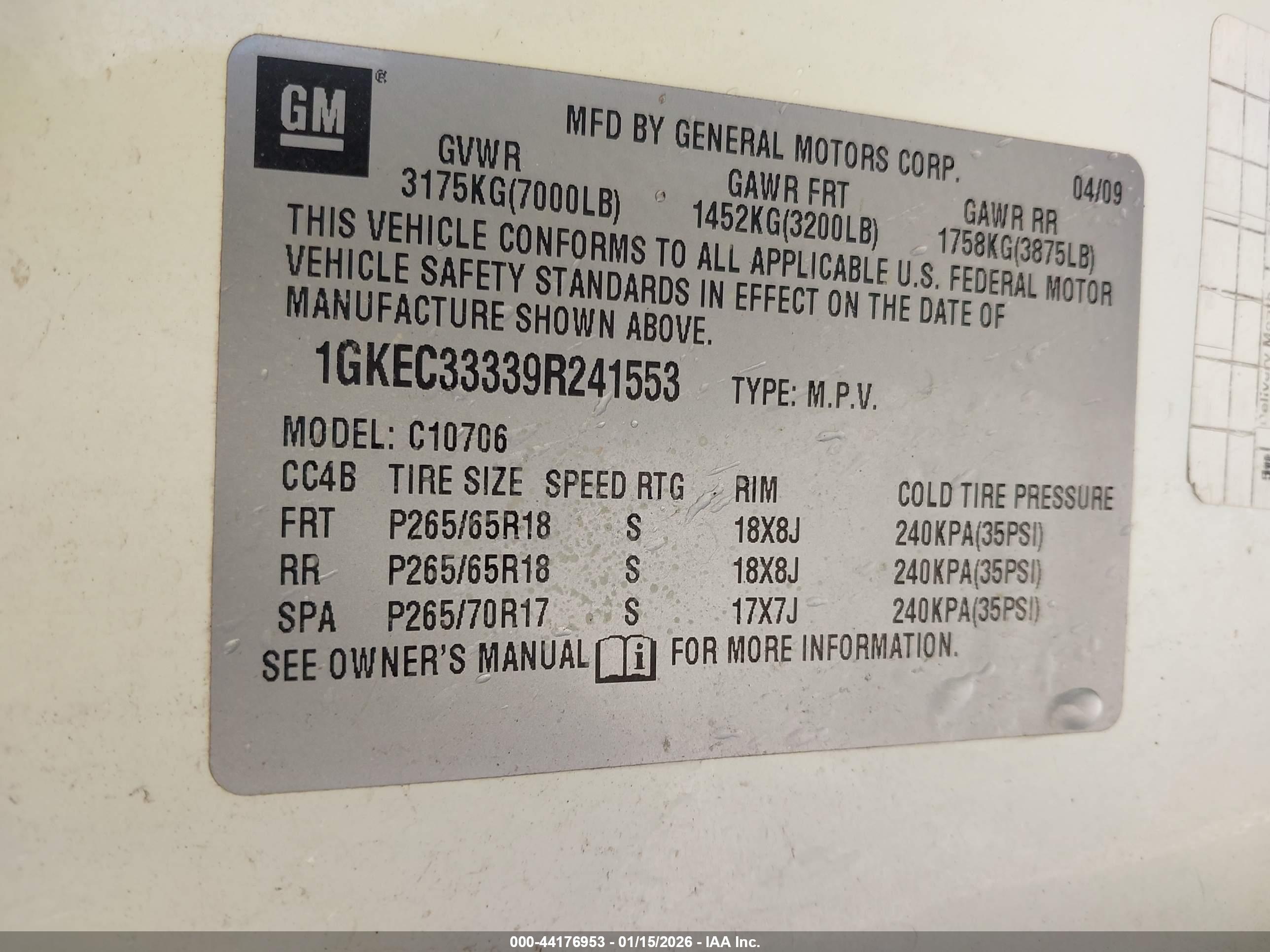GMC YUKON image 9