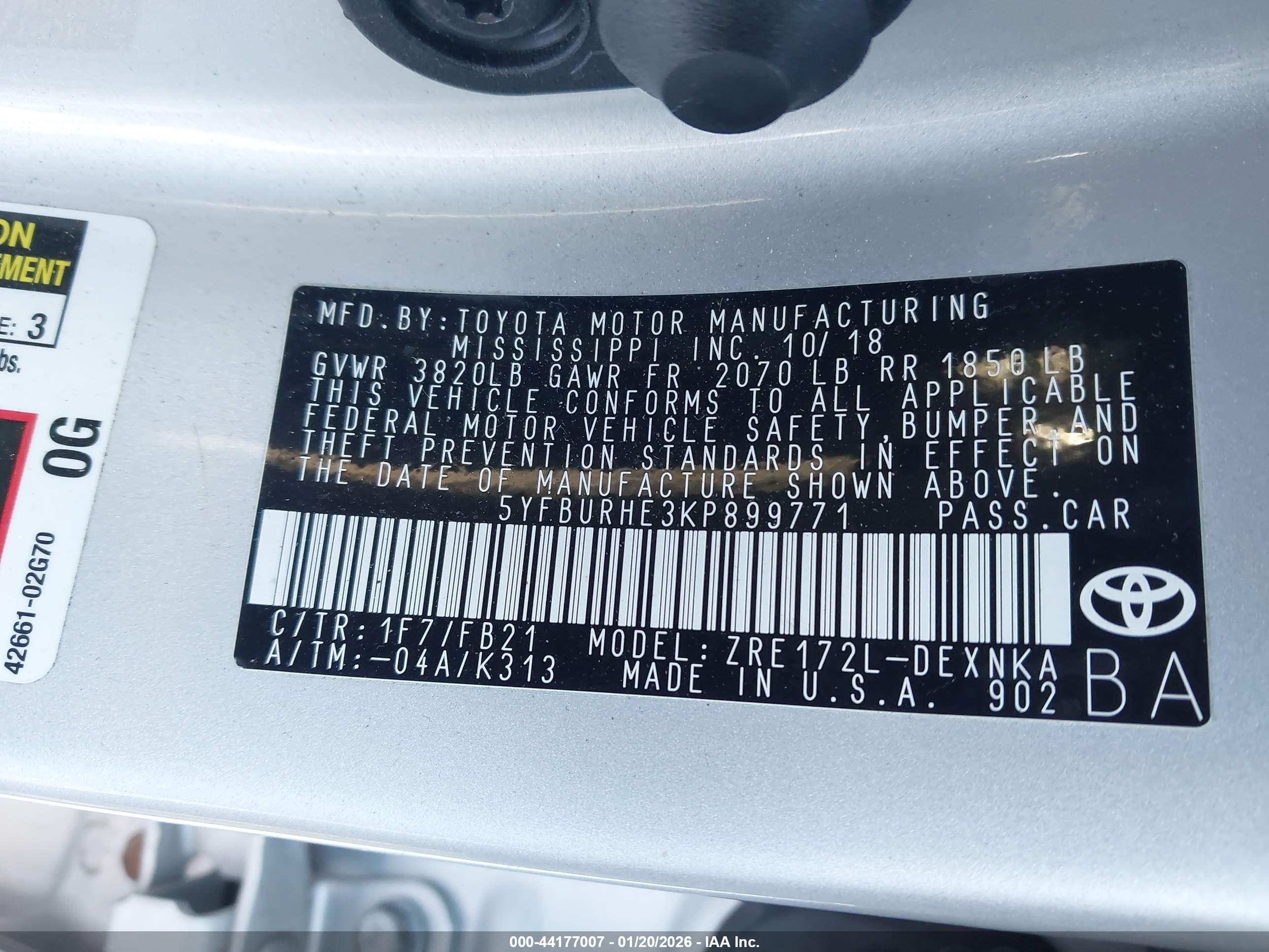 TOYOTA COROLLA image 9
