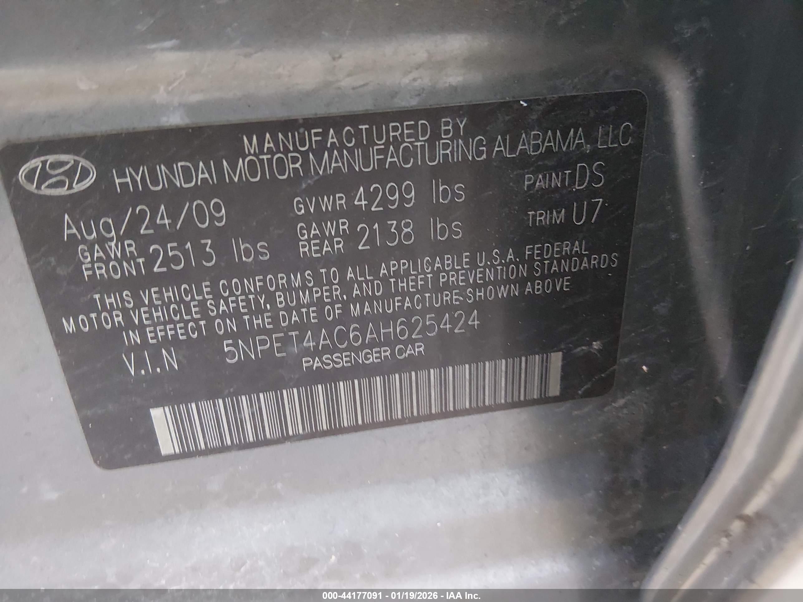 HYUNDAI SONATA image 9