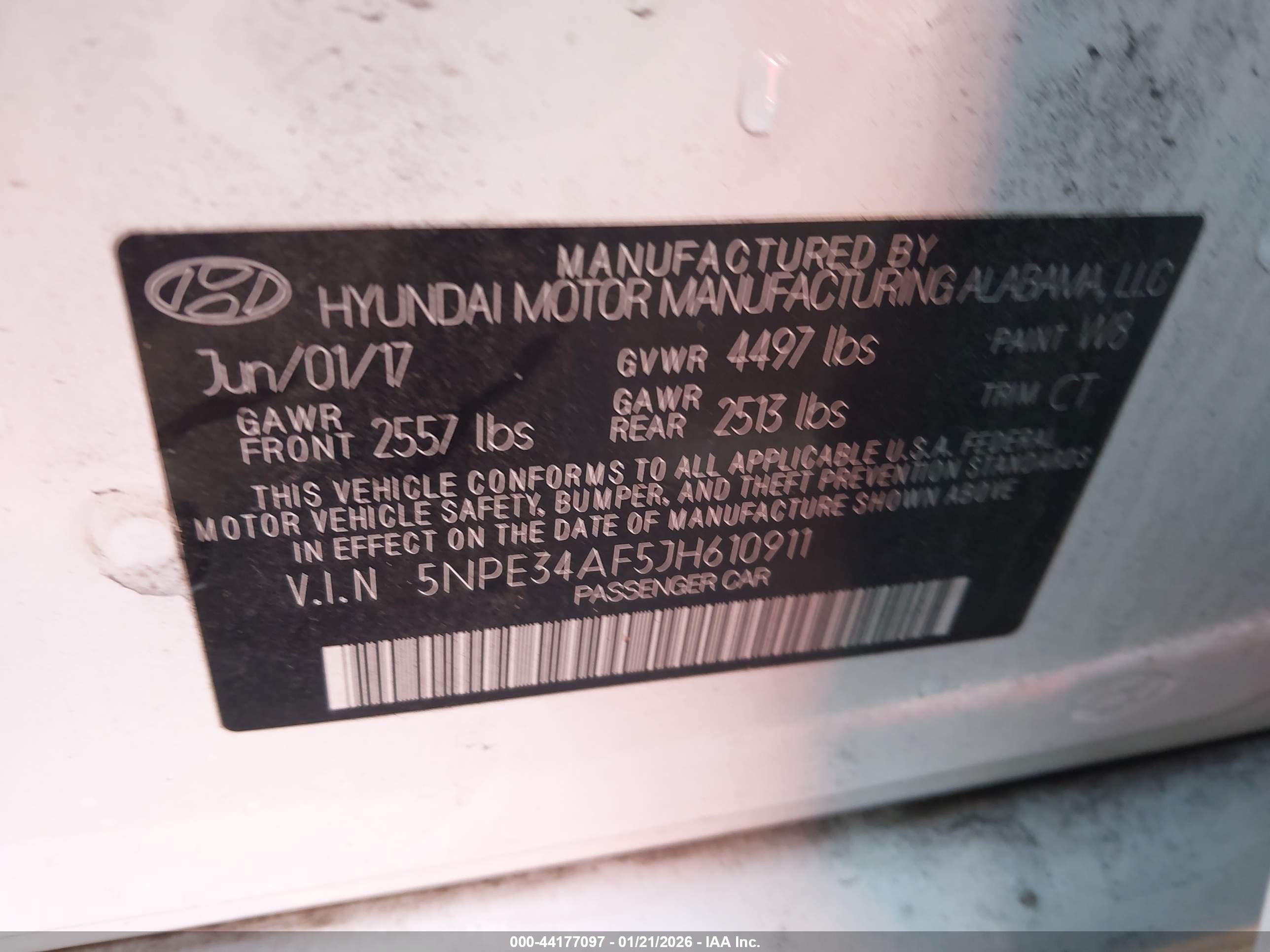 HYUNDAI SONATA image 9
