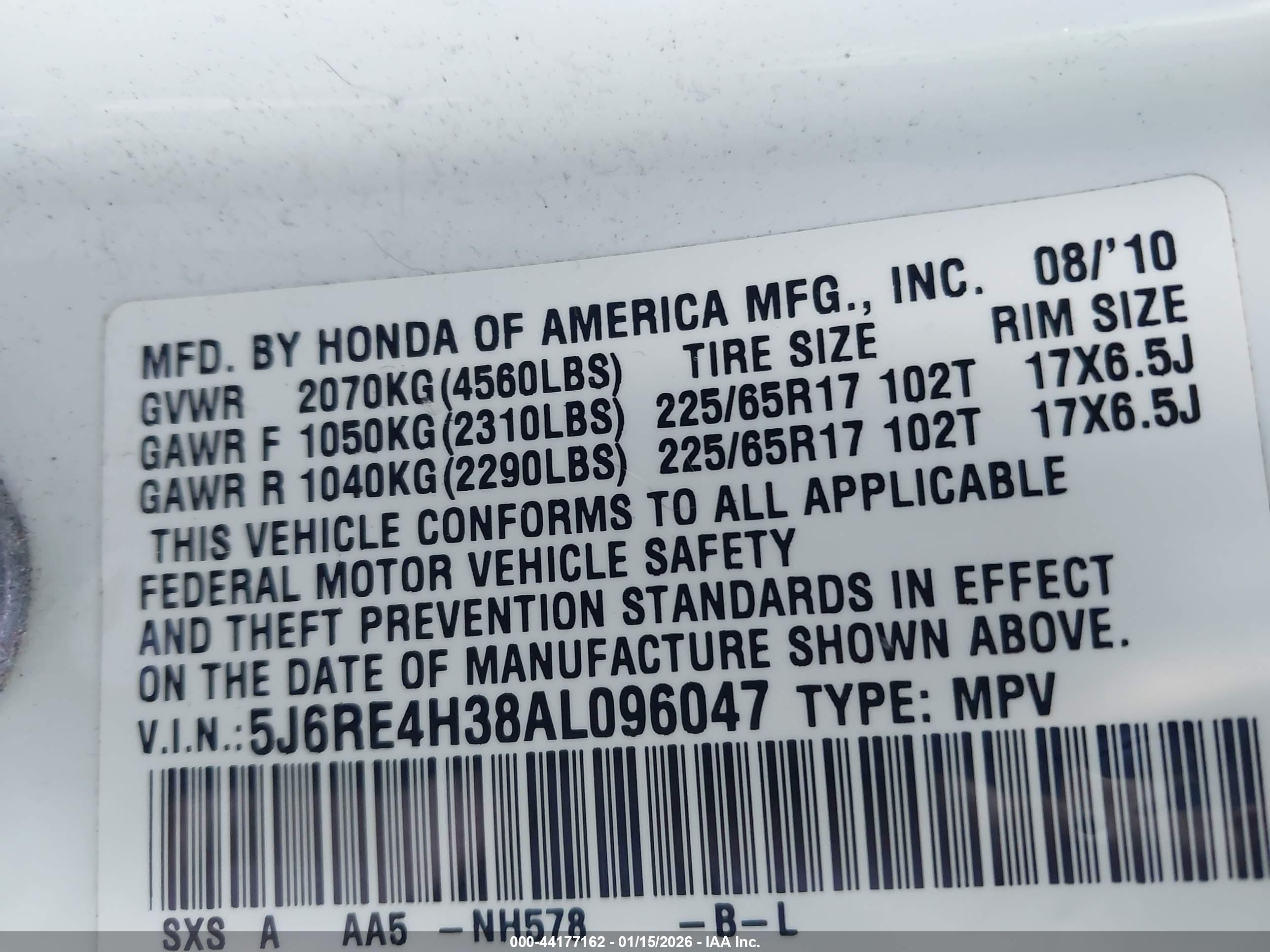 HONDA CR-V image 9
