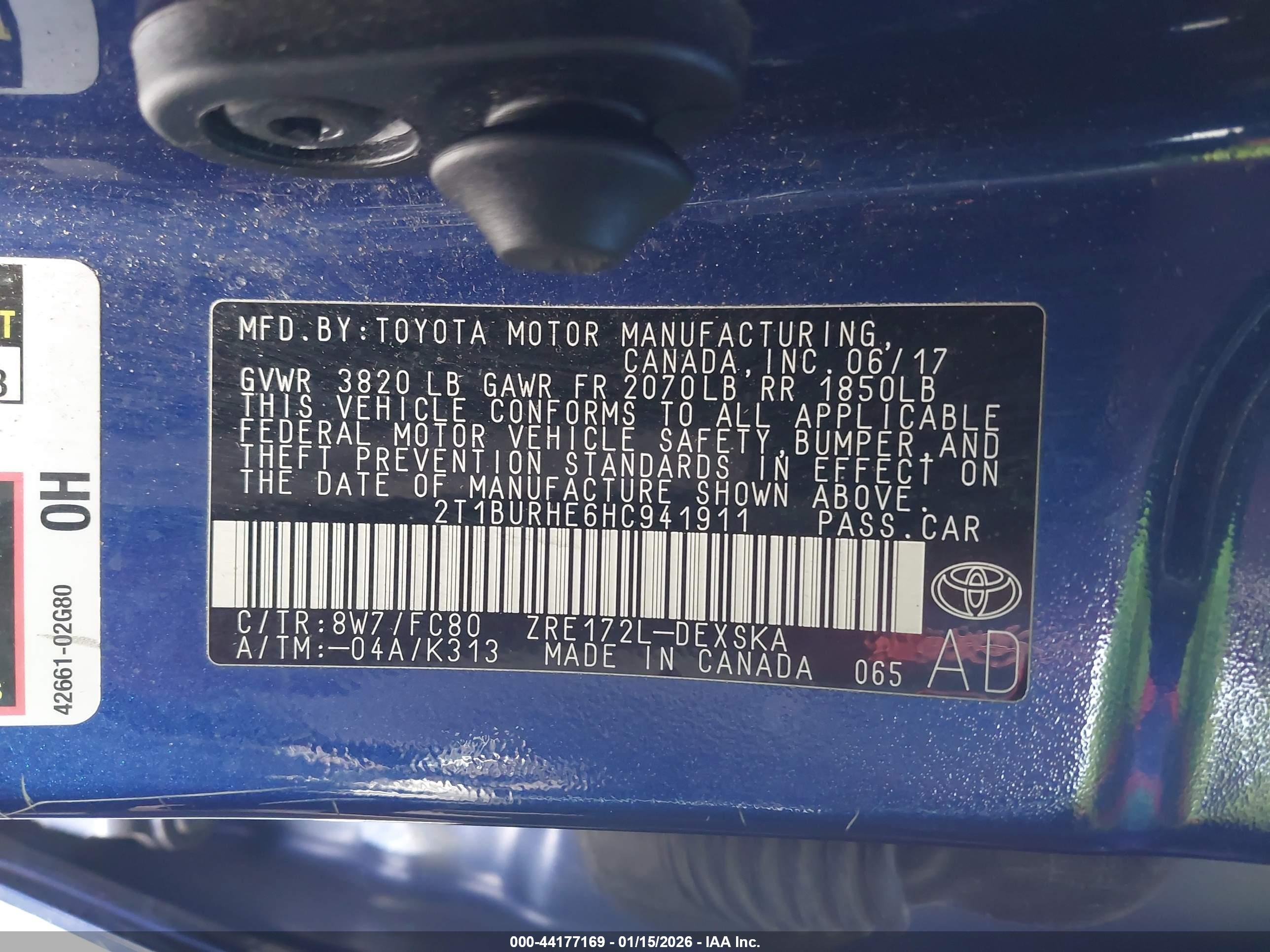 TOYOTA COROLLA image 9