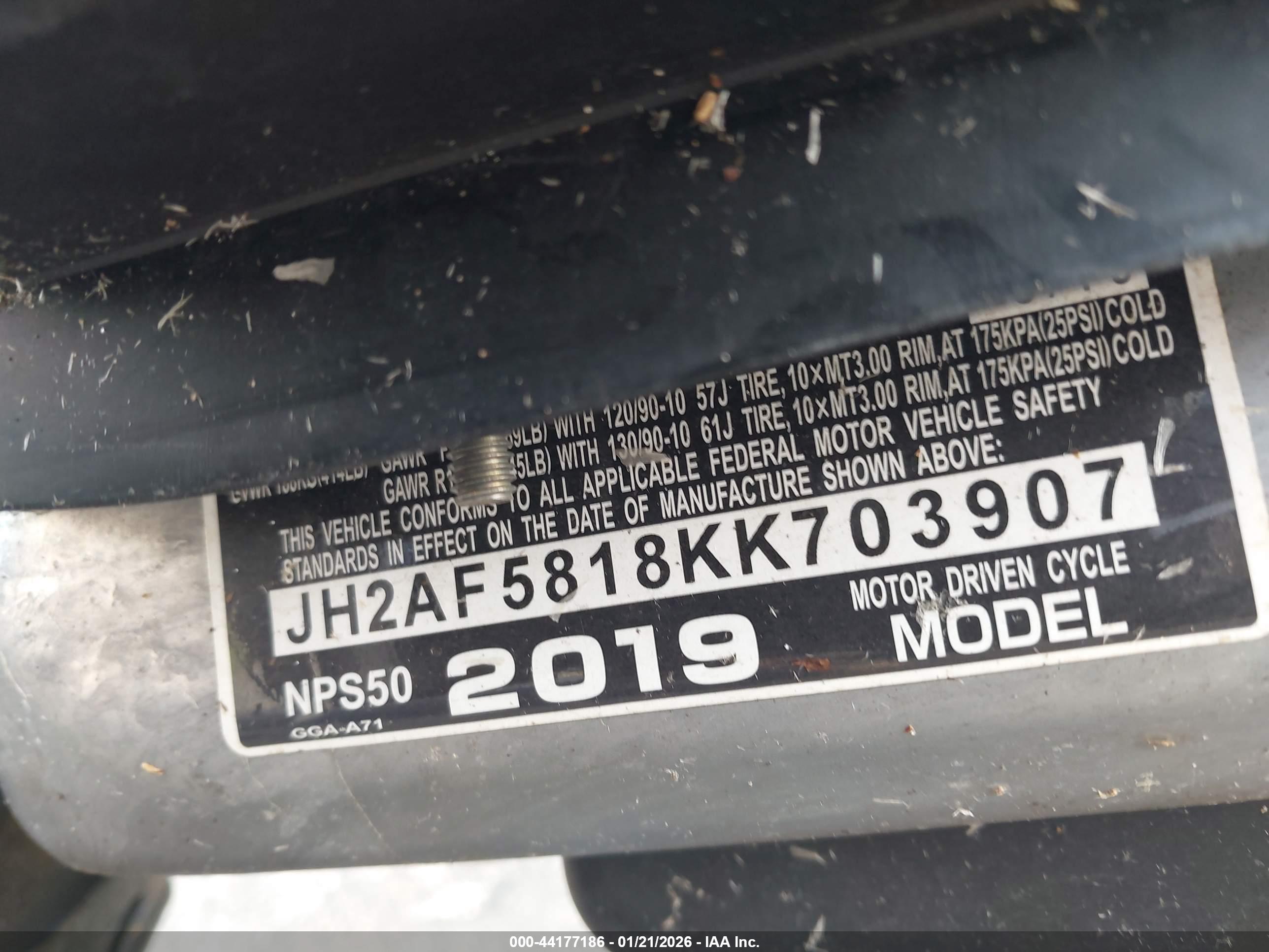 HONDA NPS50 image 10