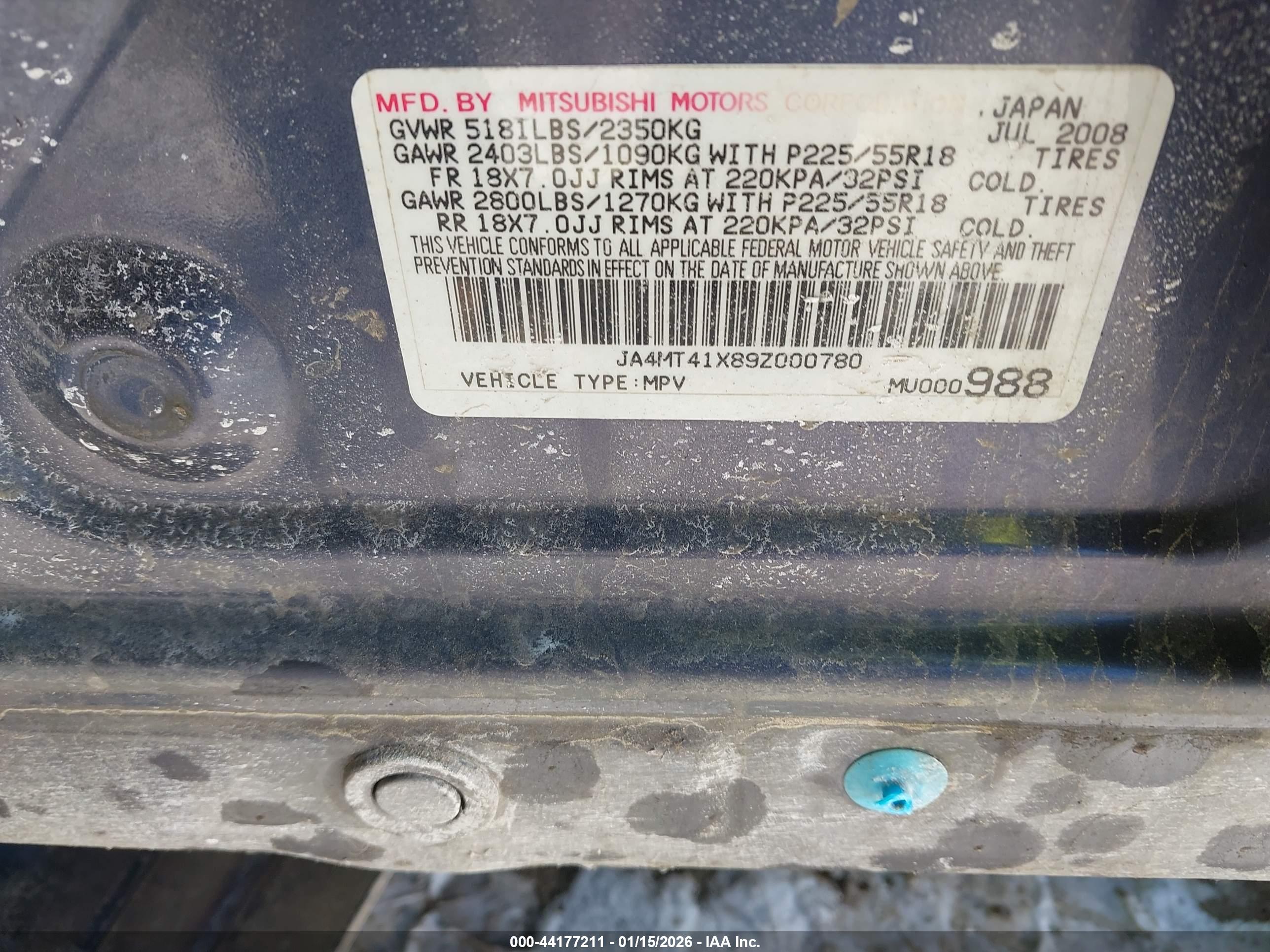 MITSUBISHI OUTLANDER image 9