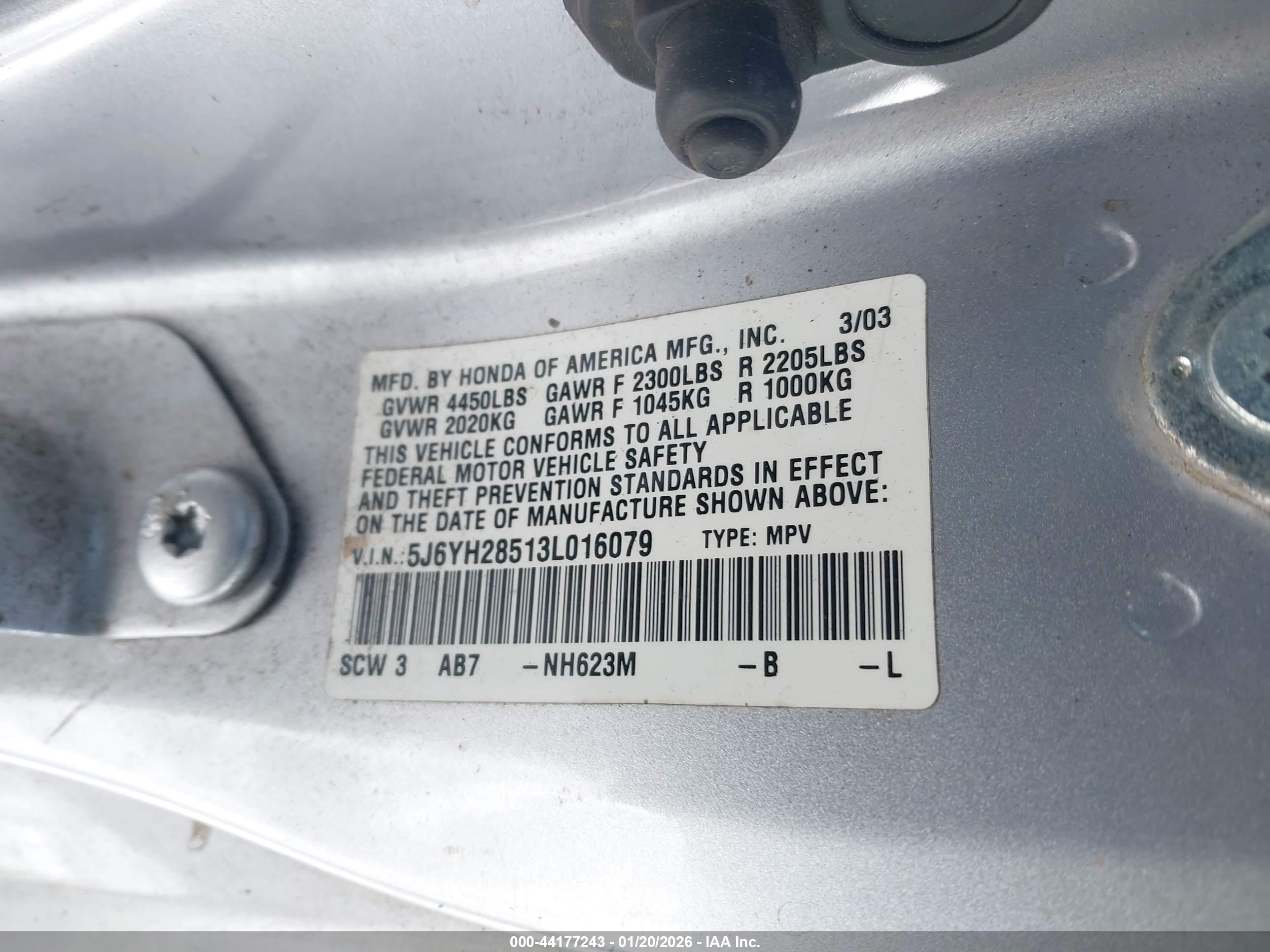 HONDA ELEMENT image 9