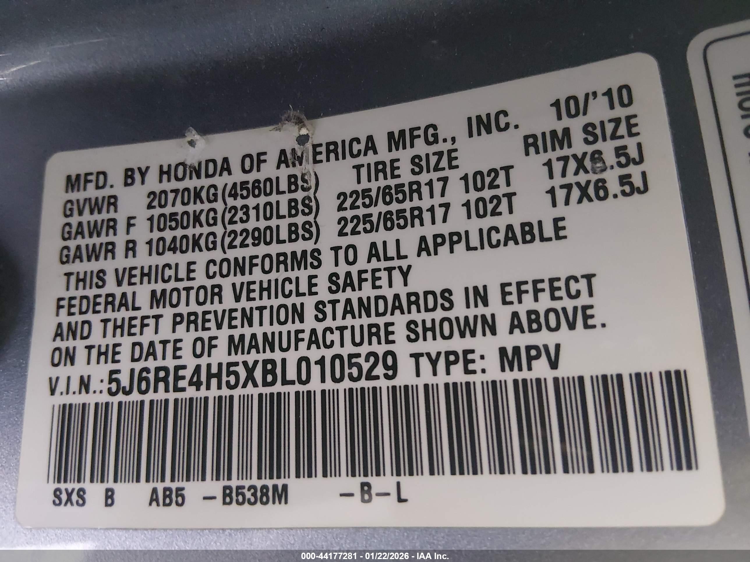 HONDA CR-V image 9