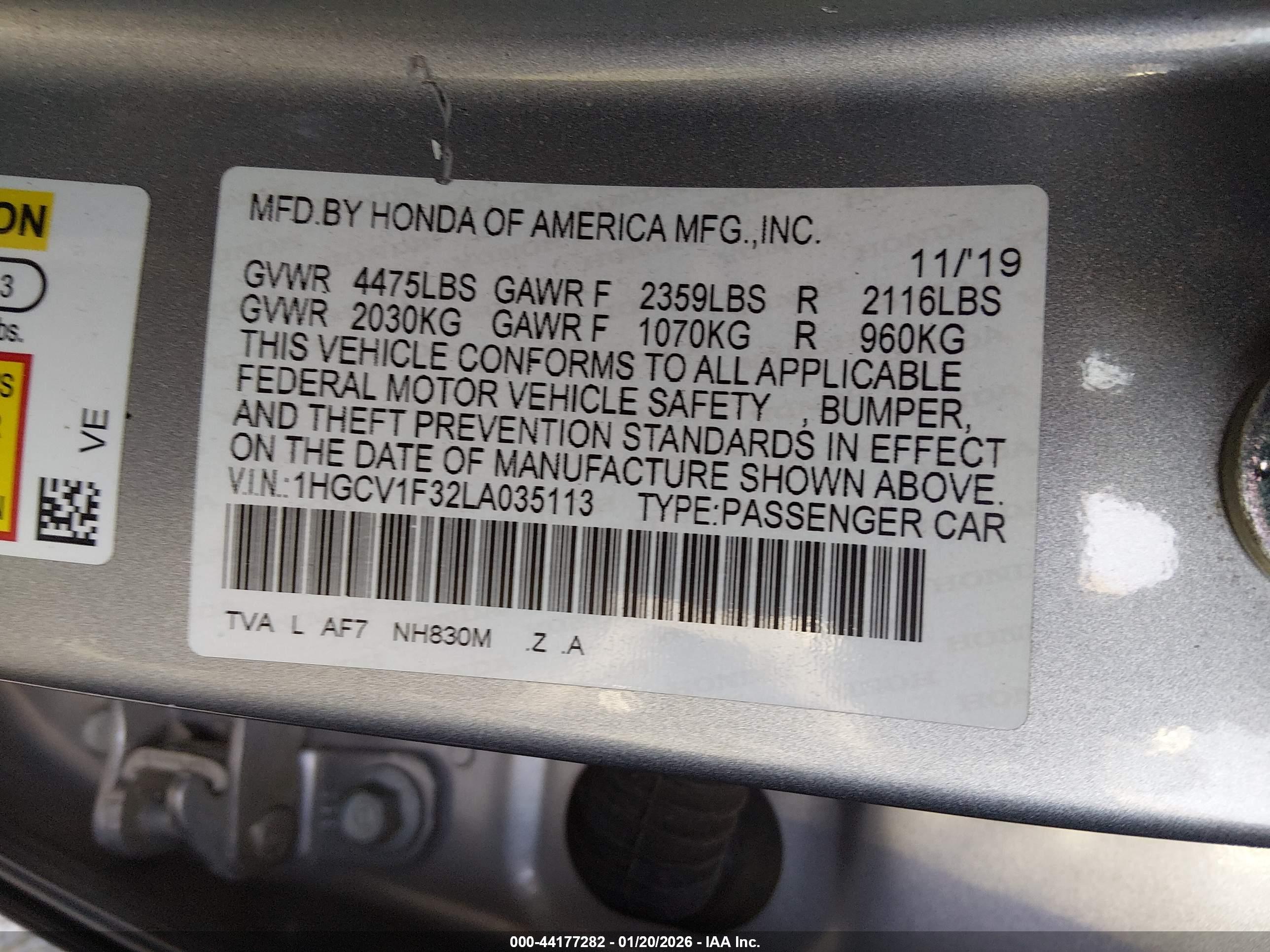 HONDA ACCORD image 9