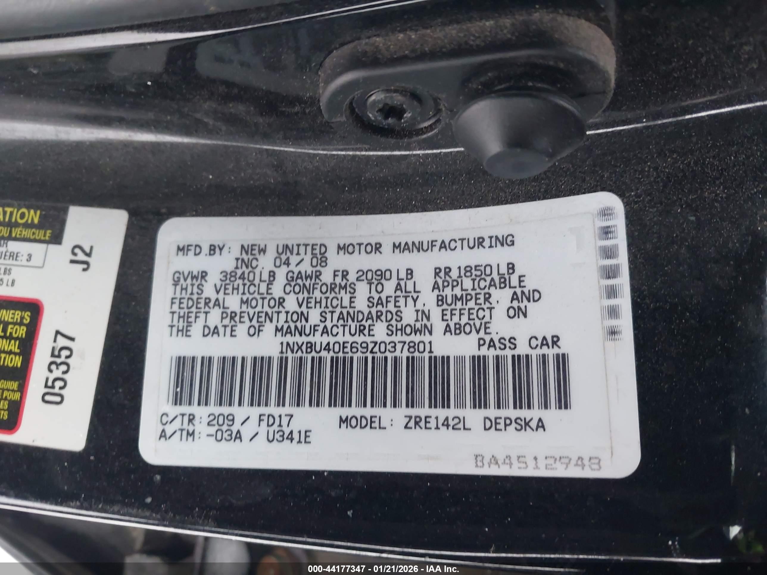 TOYOTA COROLLA image 9