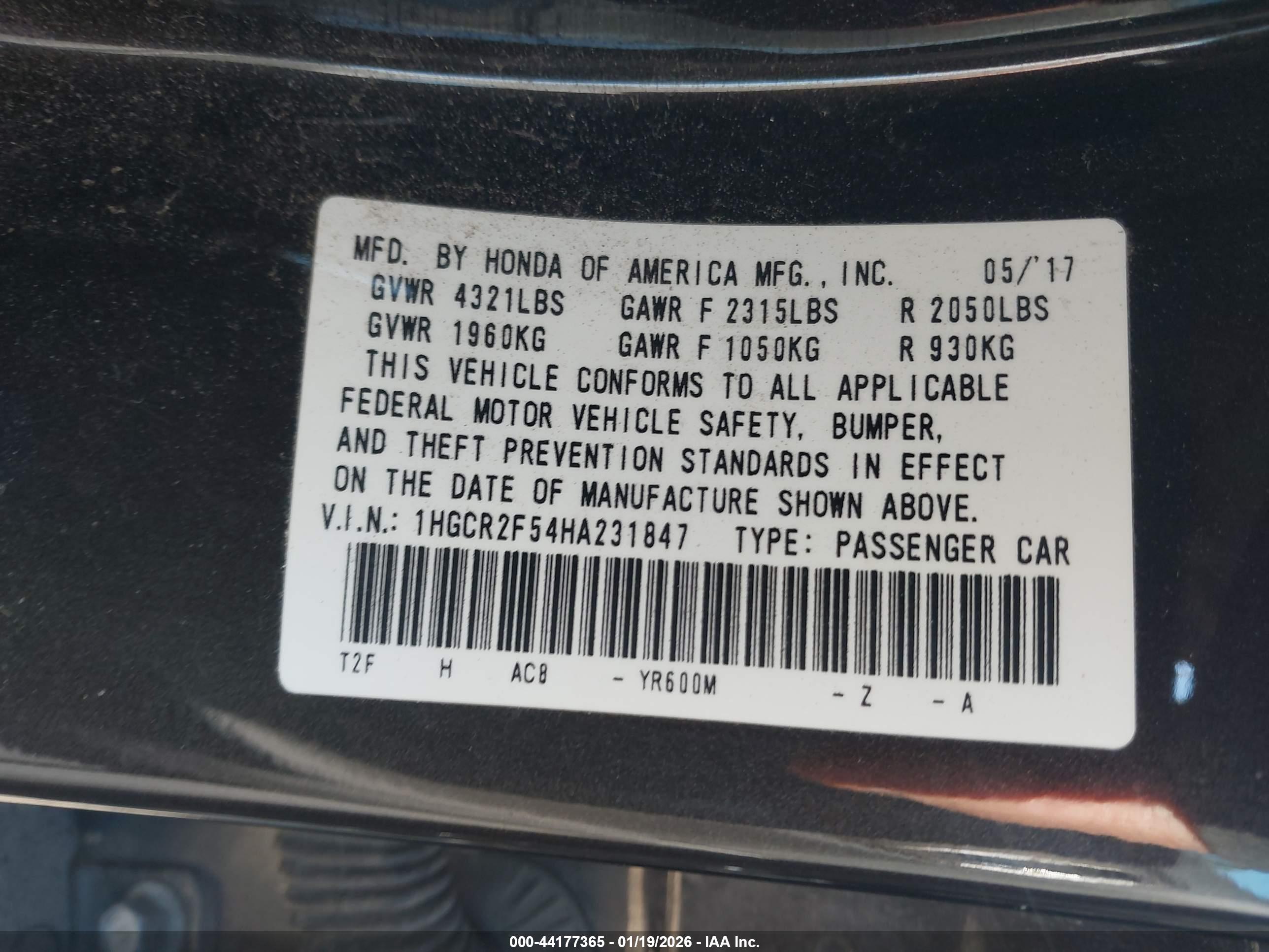 HONDA ACCORD image 9
